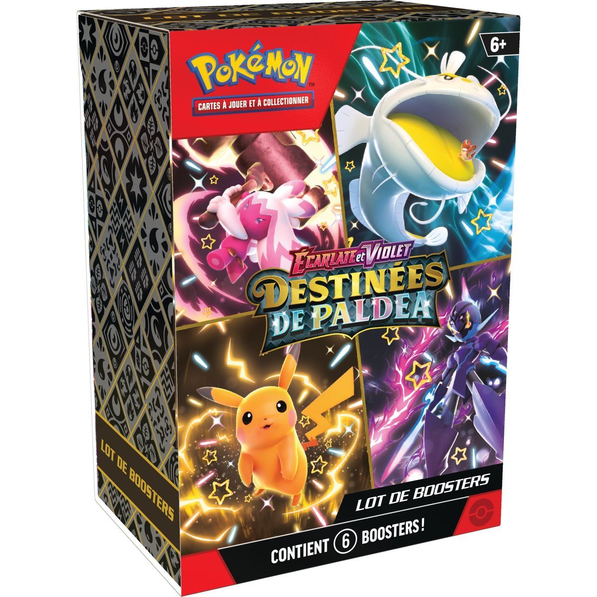 Pokémon – Bundle-Box mit 6 Boostern – Scharlachrot und Lila – Paldea's Fate – [SV04.5 – EV04.5] – FR