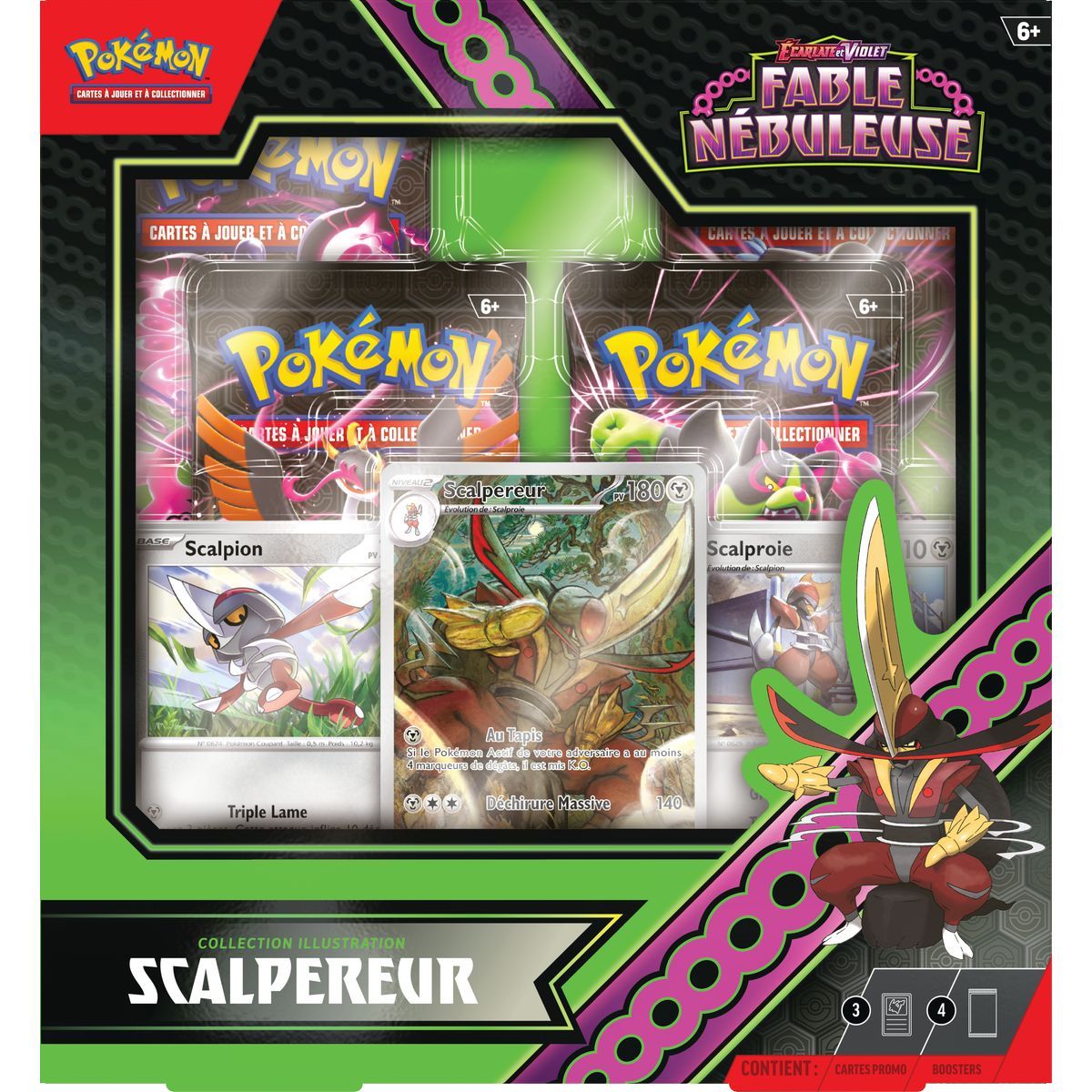 Pokémon – Scarlet and Purple Illustration Collection Box: Fable Nebula Scalper – [SV06.5 – EV06.5] – FR