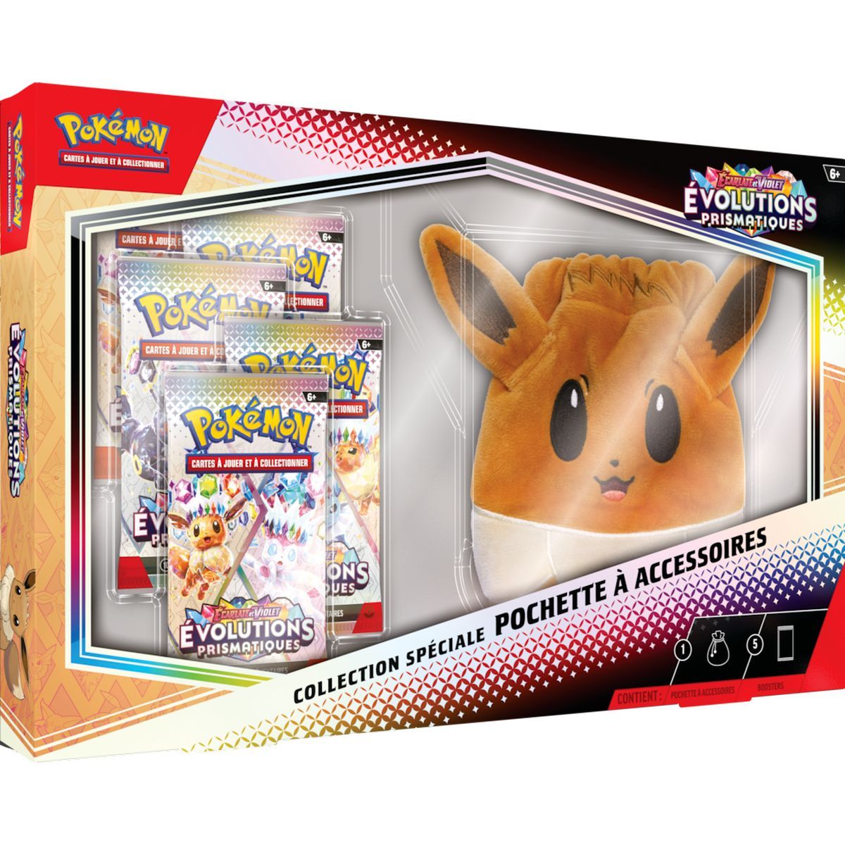 Pokémon – Zubehörbeutel-Sammelbox – Scarlet und Purple: Prismatic Evolutions – [SV08.5 – EV08.5] – FR