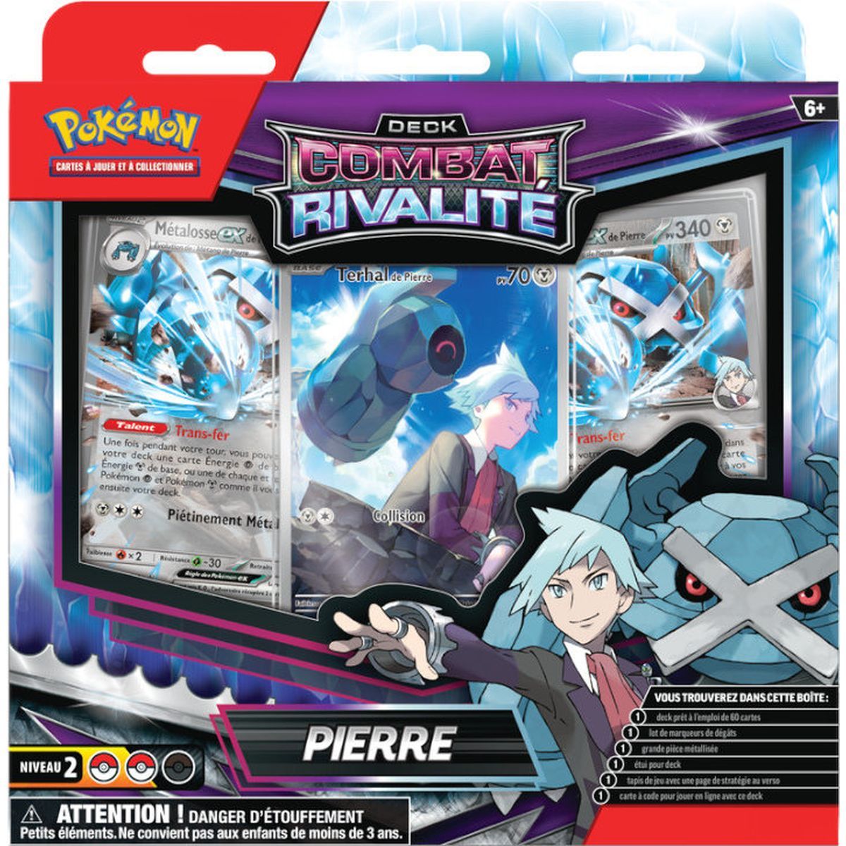 Rivalry Deck - Pierre Rochard: Terhal/Metalosse-ex - Pokémon - FR