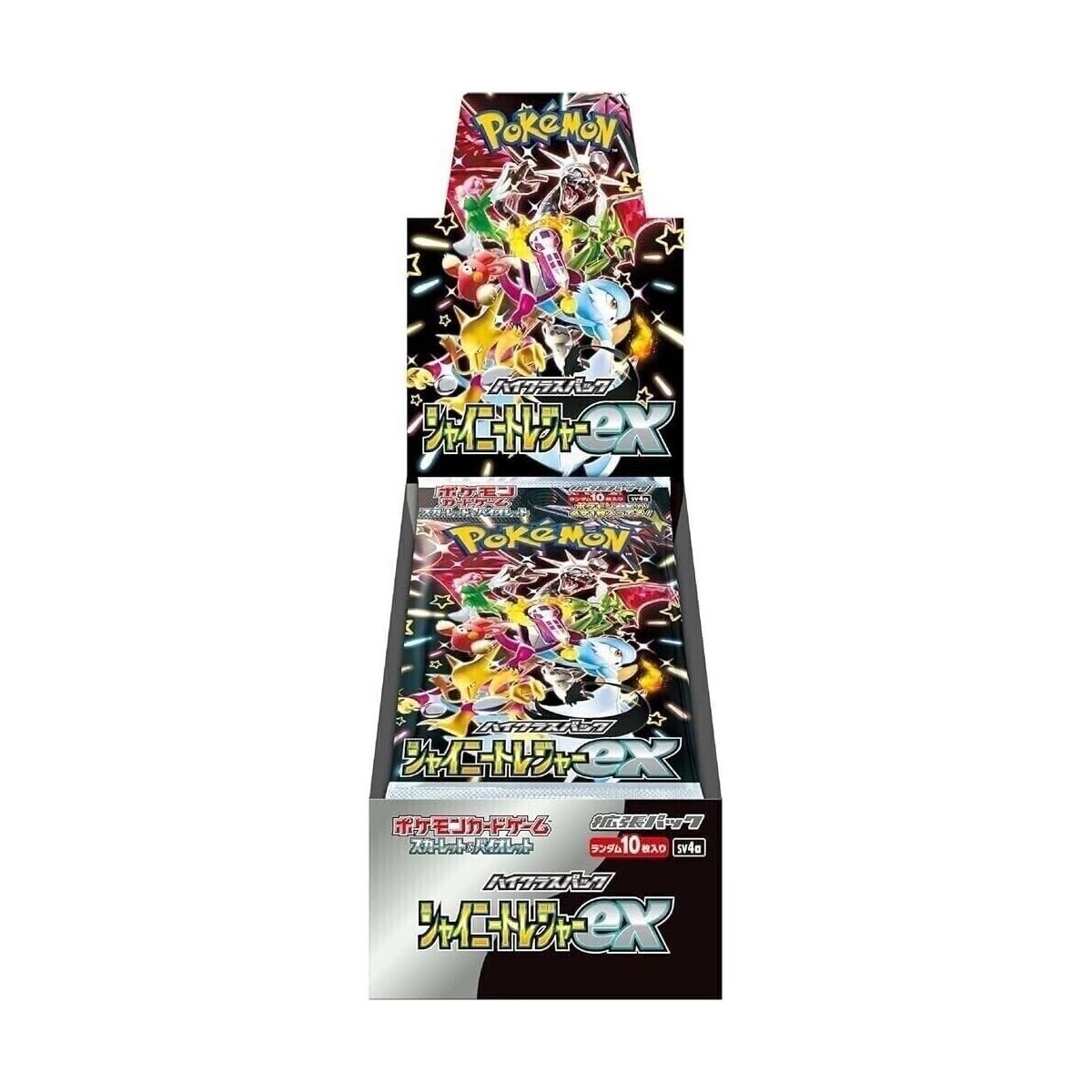Item Pokémon – Display – Box mit 10 Boostern – Shiny Treasure ex [SV4a] – JP