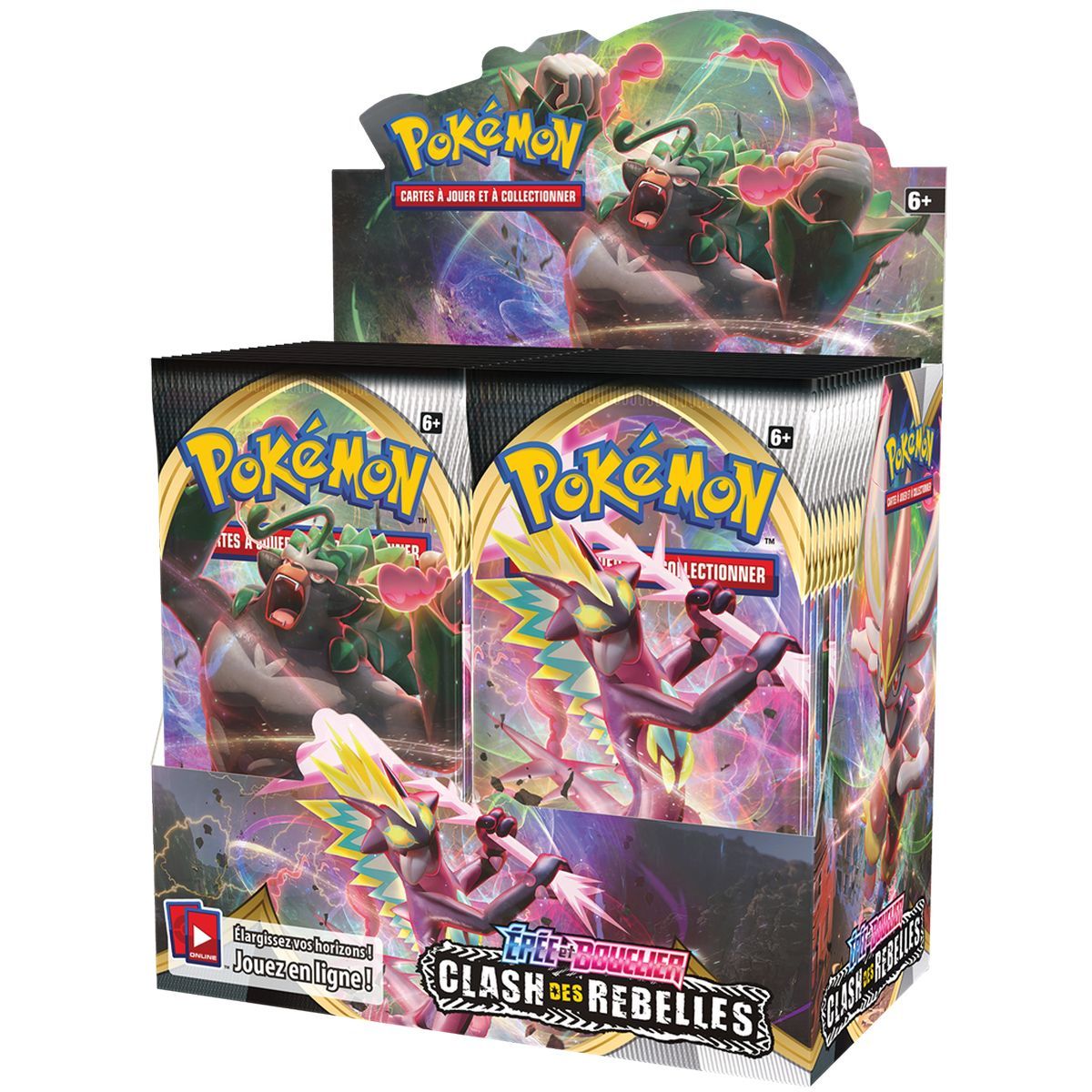 Pokémon – Display – Box mit 36 Boostern – Clash of the Rebels [EB02] – FR
