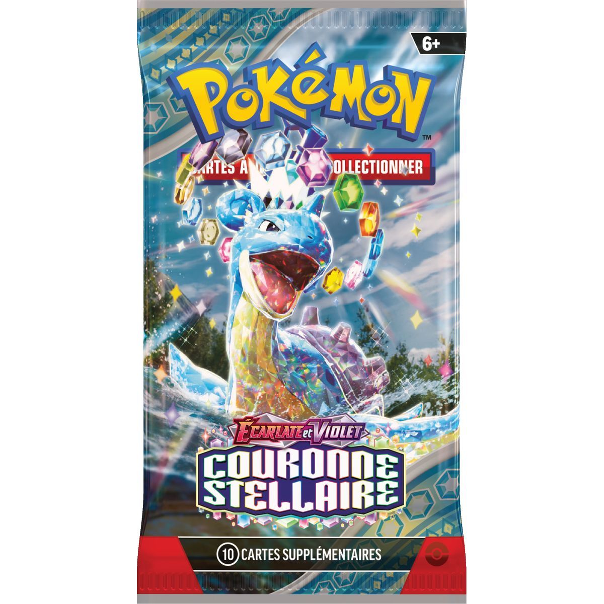 Pokémon – Display – Box mit 36 Boostern – Scharlachrot und Lila – Sternenkrone [SV7][EV07] – FR