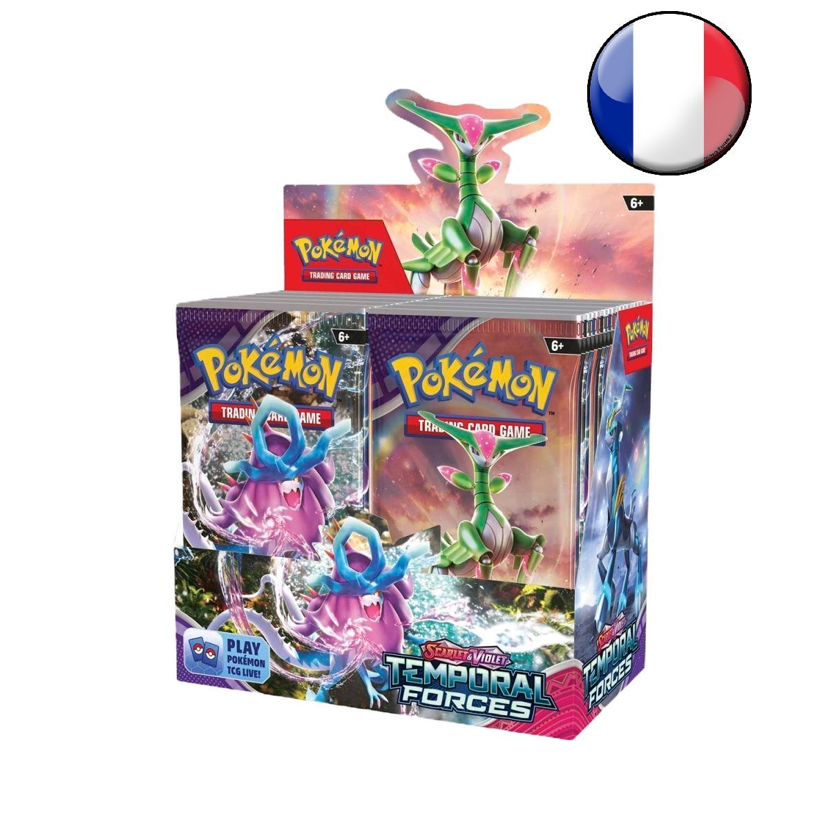 Item Pokémon – Display – Box mit 36 Boostern – Scarlet und Violet: Temporal Forces [EV05] [SV5] – FR