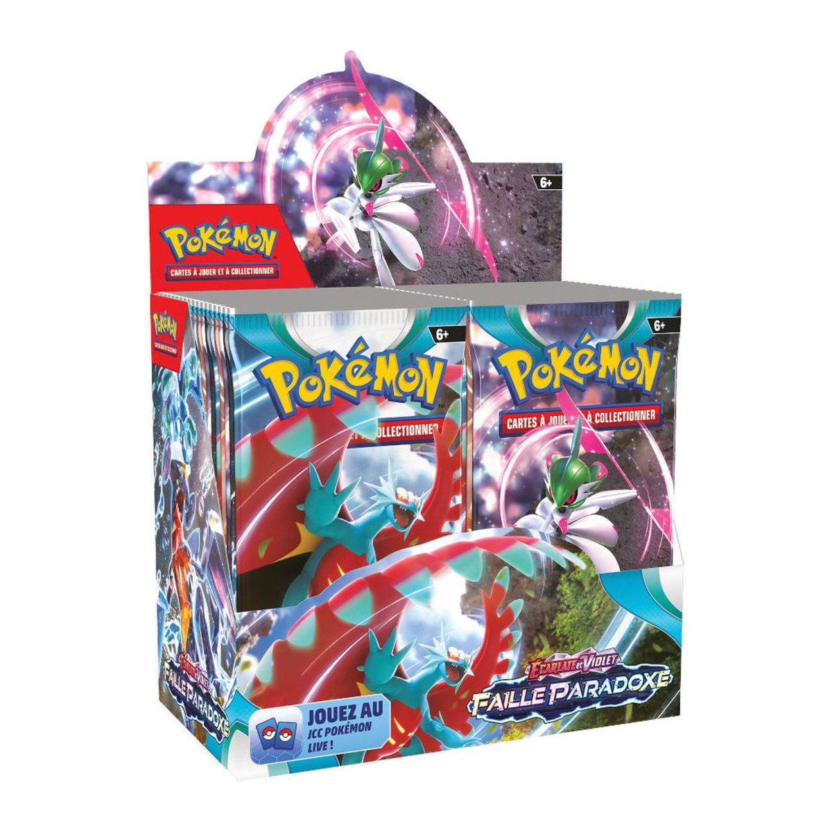 Pokémon – Display – Booster-Box – Scharlachrot und Violett: Paradox Rift [EV04] [SV4] – FR