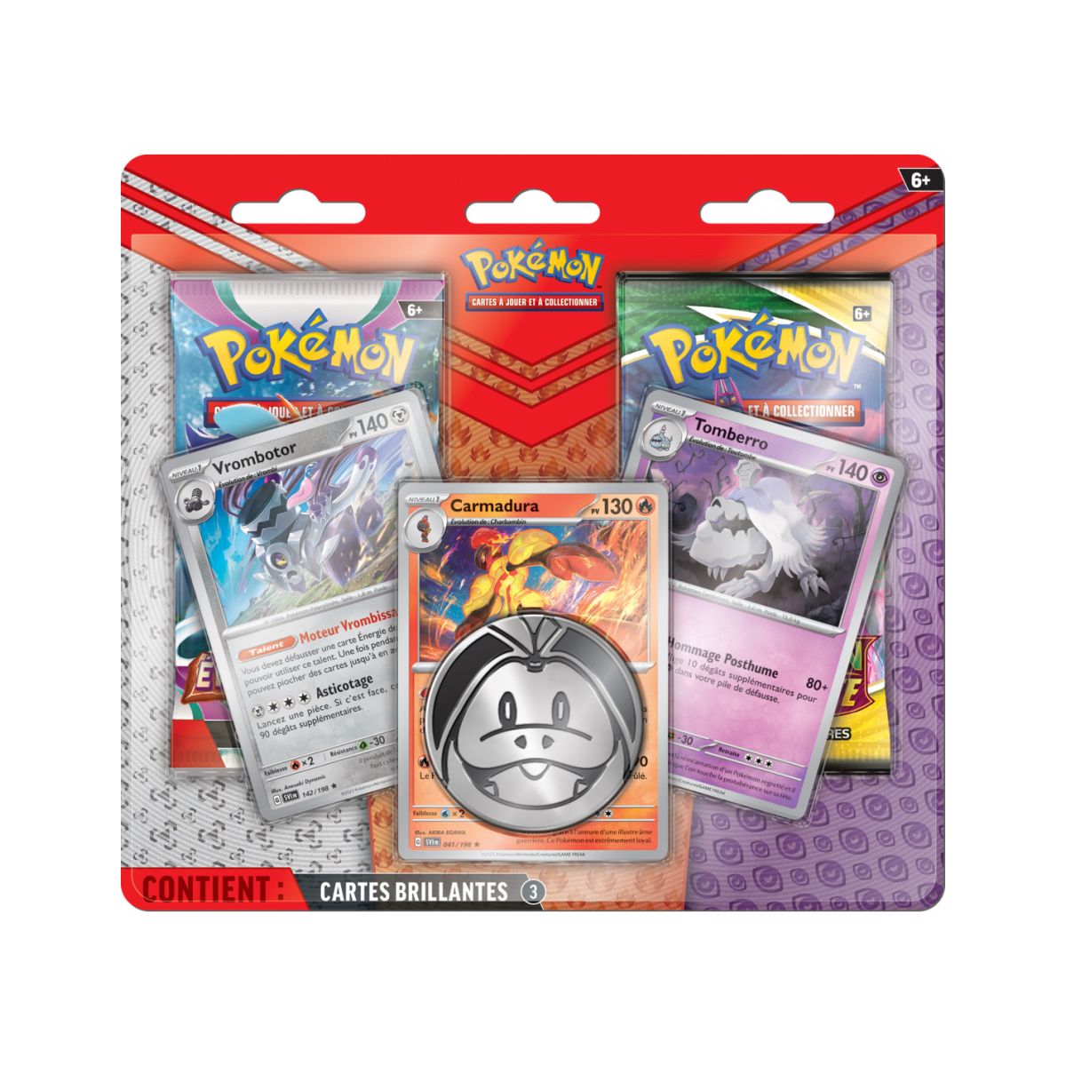 Pokémon Duo Pack Celestial Evolution und Scarlet and Purple – 2 französische Booster