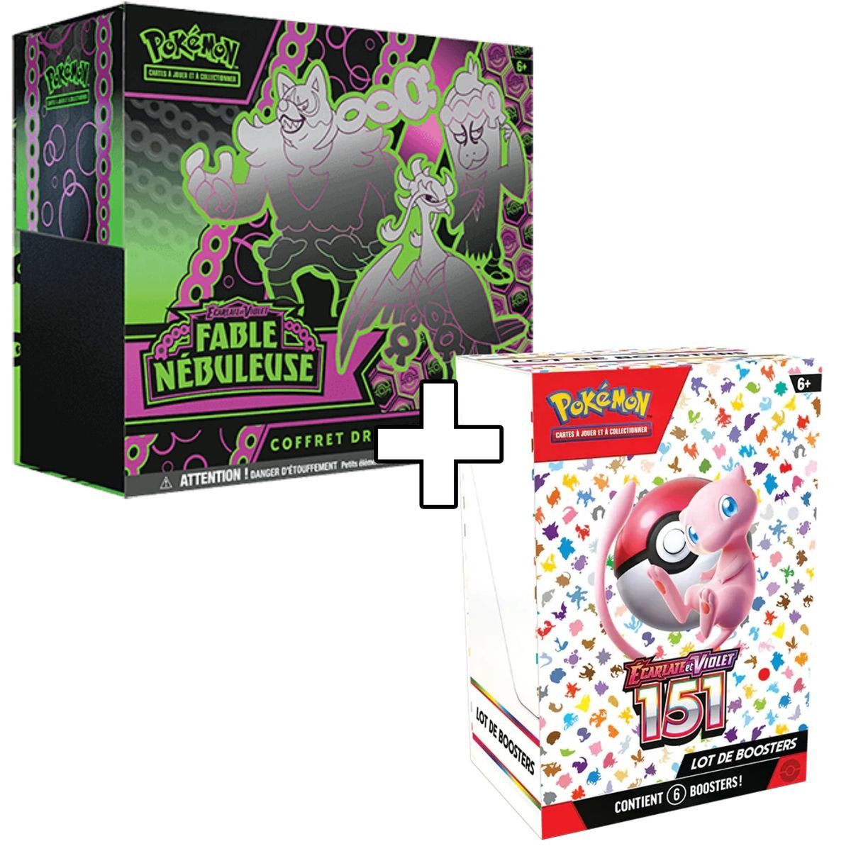 Pokémon - Pack - ETB Fable Nebula [EV06.5] + Bundle 6 Booster 151 - FR