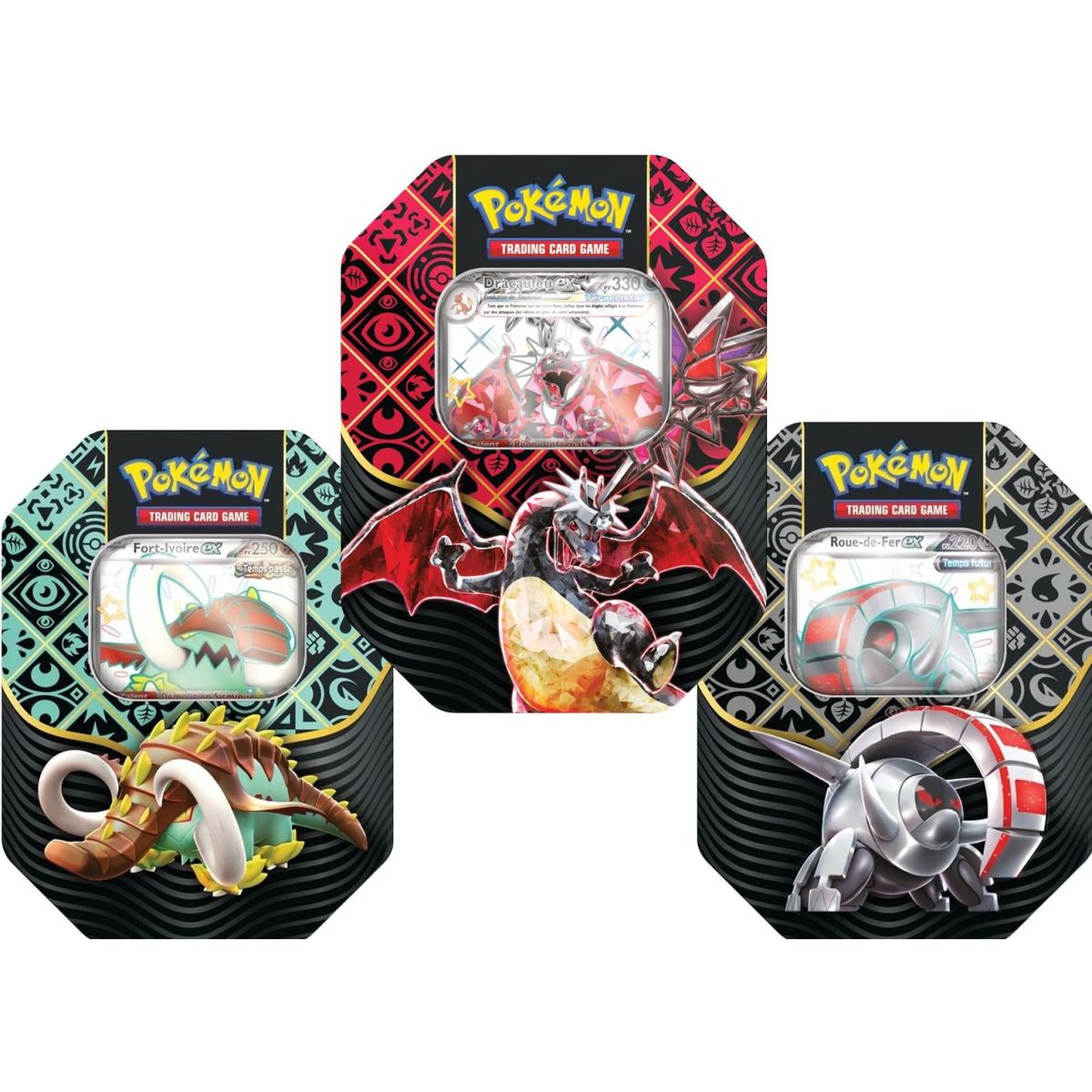 Item Pokémon – Scharlachrote und Lila Pokébox: Fates of Paldea Ironwheel-EX –[SV04.5 – EV04.5] – FR