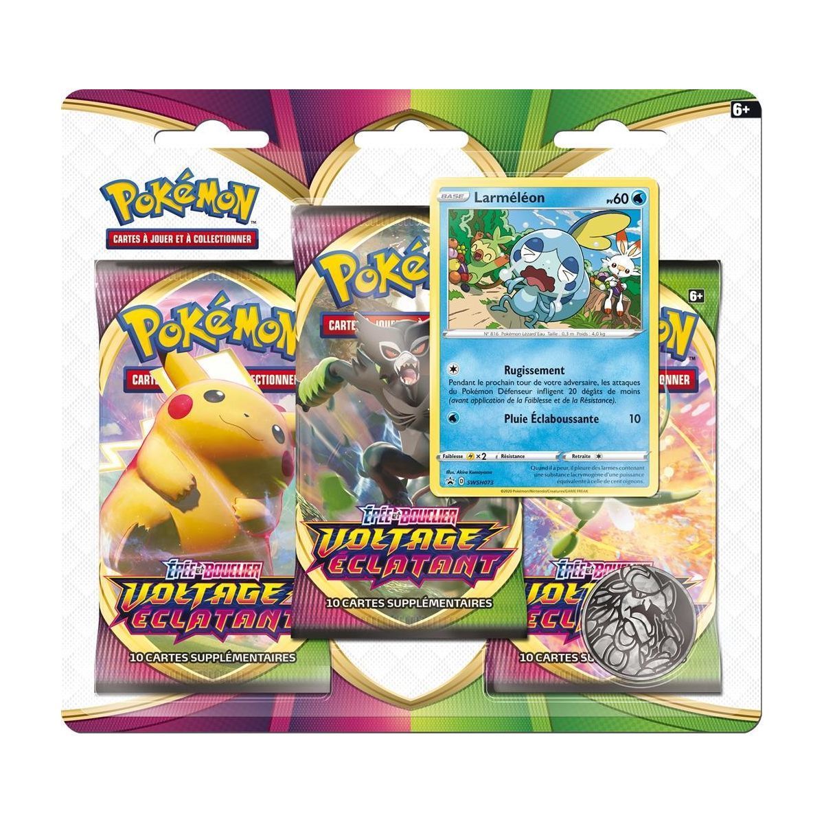 Pokémon – Tri-Pack – Bursting Voltage [EB04] – Larméléon / Aquali – FR