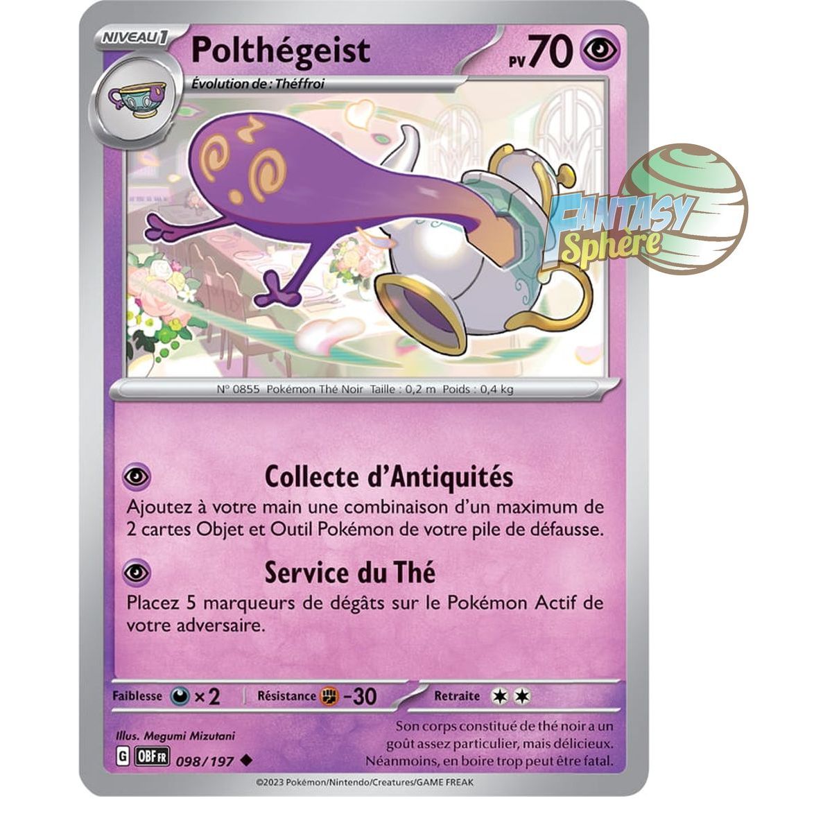 Polthégeist – Rückseite 98/197 – Scharlachrote und violette Obsidianflammen