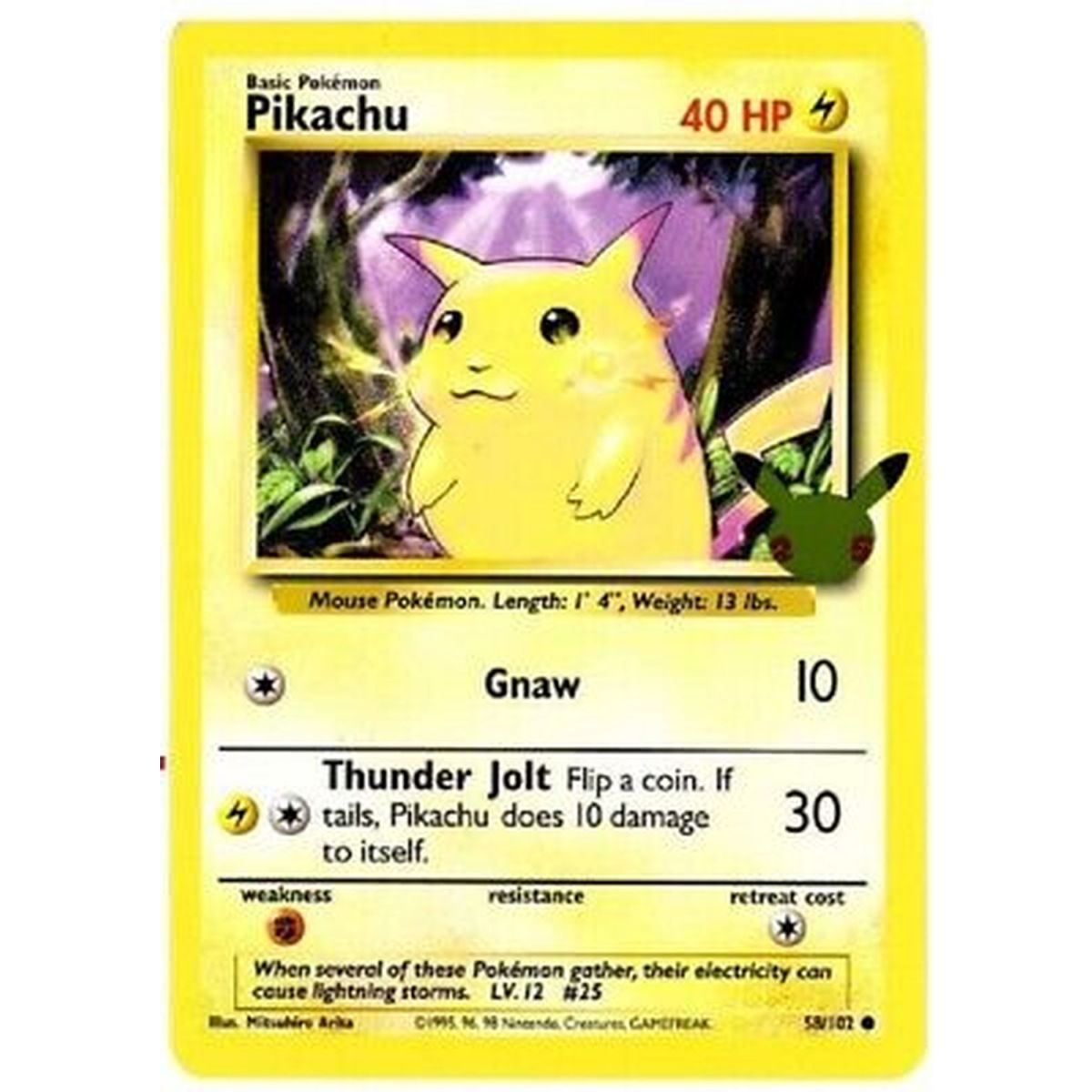 Portfolio – Pokémon – 25 Jahre Jubiläum + Pikachu 25 Jahre Promo Jumbo – 30 großformatige Kartenfächer