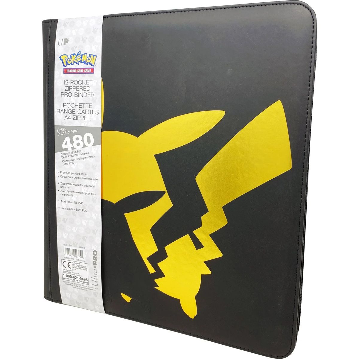 Pro Binder Premium - Pikachu - Ultra Pro - Pokémon - 12 Boxen (480)