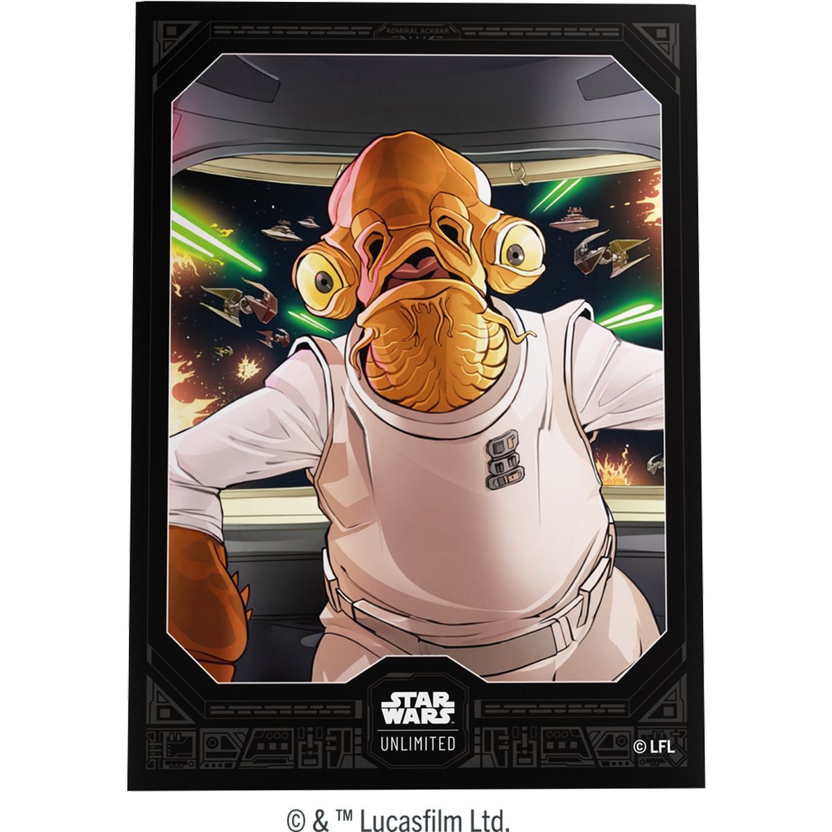 Kartenhüllen - Standard - Admiral Ackbar - Star Wars: Unlimited - Gamegenic (60)