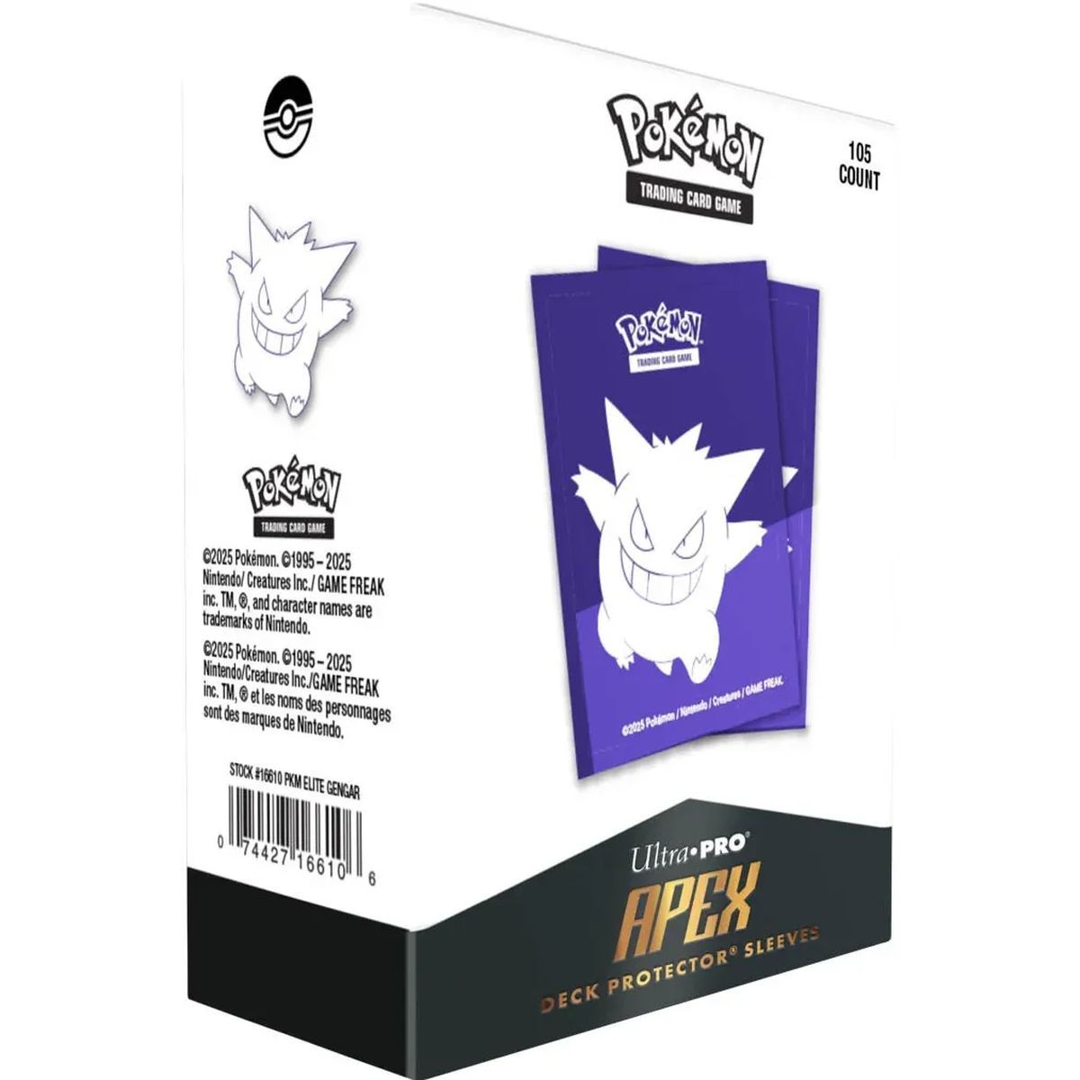 Kartenhüllen - Standard - Apex Deck Protector: Gengar - Ultra Pro - Pokemon (105)