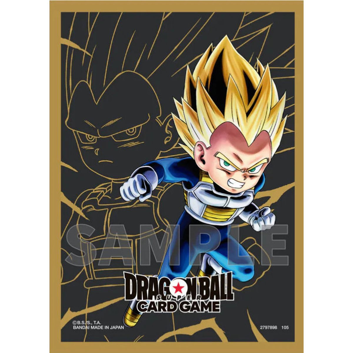 Kartenhüllen - Standard - Vegeta (Mini) - Dragon Ball Fusion World CG - (64)