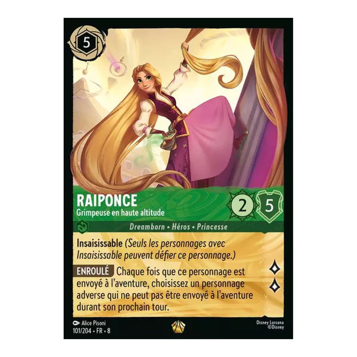 Rapunzel, die Höhenkletterin – 101/204 – ROJ – Die Herrschaft des Dschafar – Brillant – Premium – Französisch