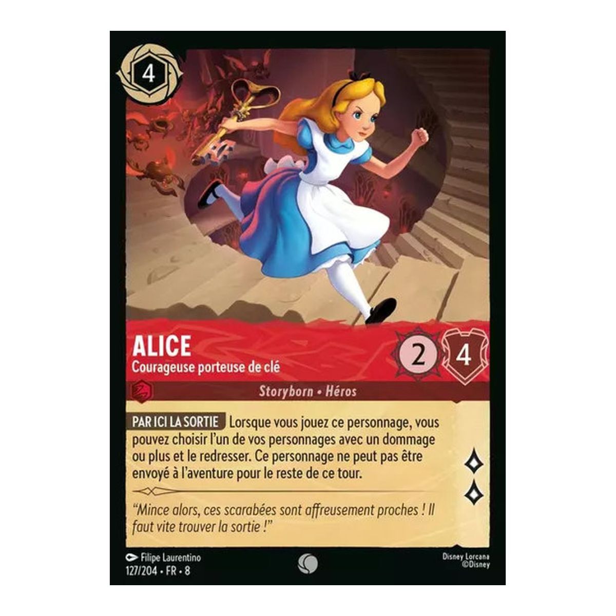 Alice, die mutige Schlüsselträgerin – 127/204 – ROJ – Die Herrschaft des Dschafar – Brillant – Premium – Französisch