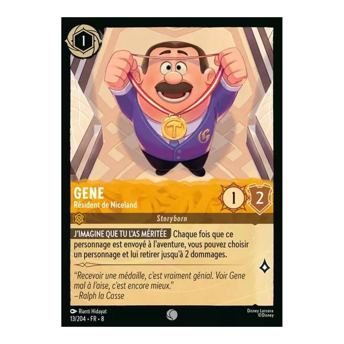 Gene, Einwohner von Niceland – 13/204 – ROJ – Die Herrschaft Jafars – Brillant – Premium – Französisch