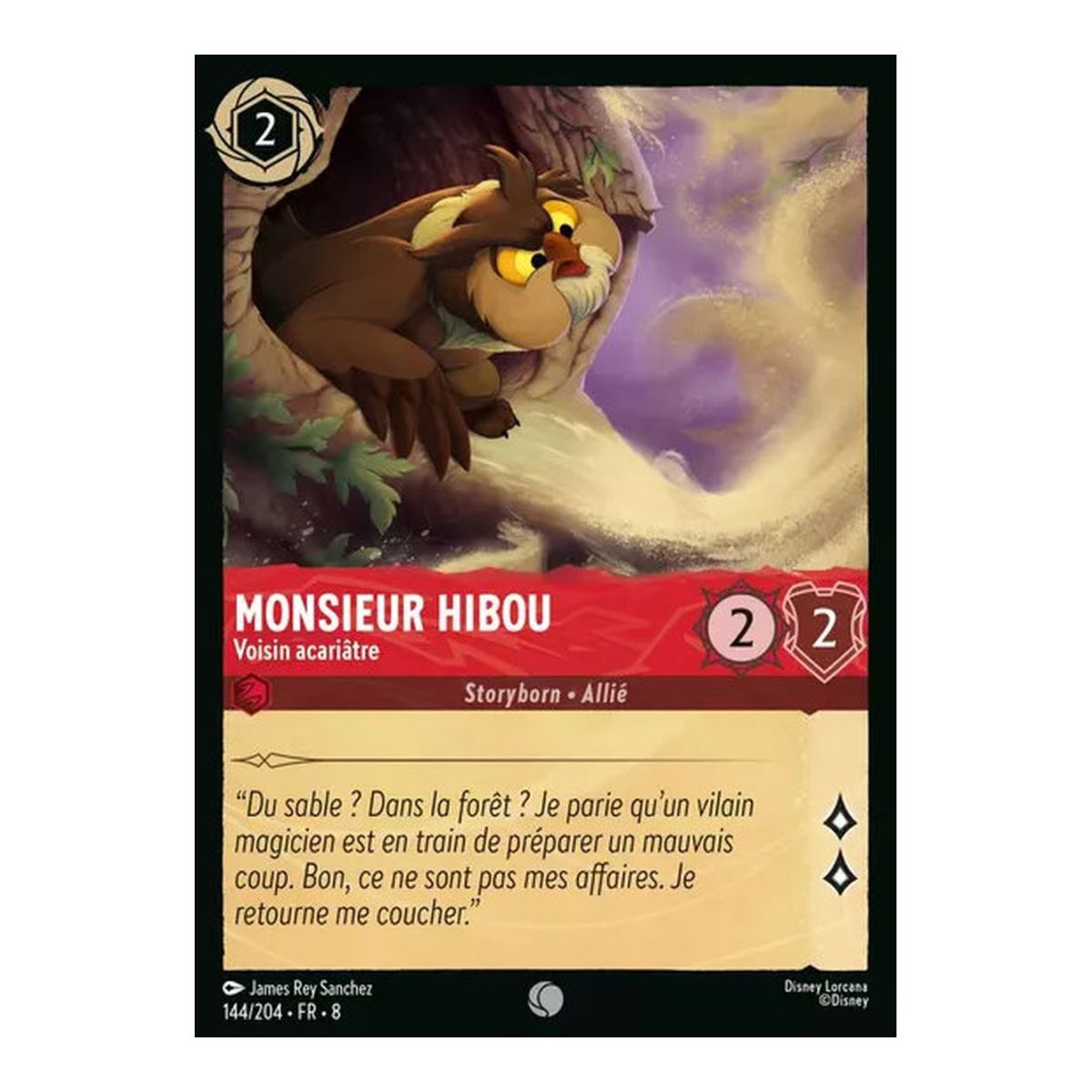 Herr Eule, der mürrische Nachbar – 144/204 – ROJ – Die Herrschaft Jafars – Common – Französisch