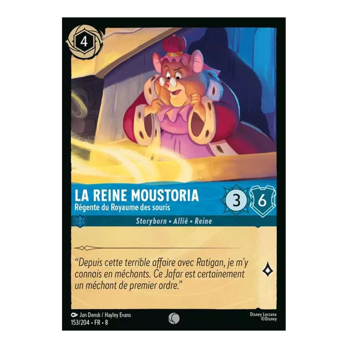 Königin Moustoria, Regentin des Mäusereichs – 153/204 – ROJ – Die Herrschaft Jafars – Common – Französisch