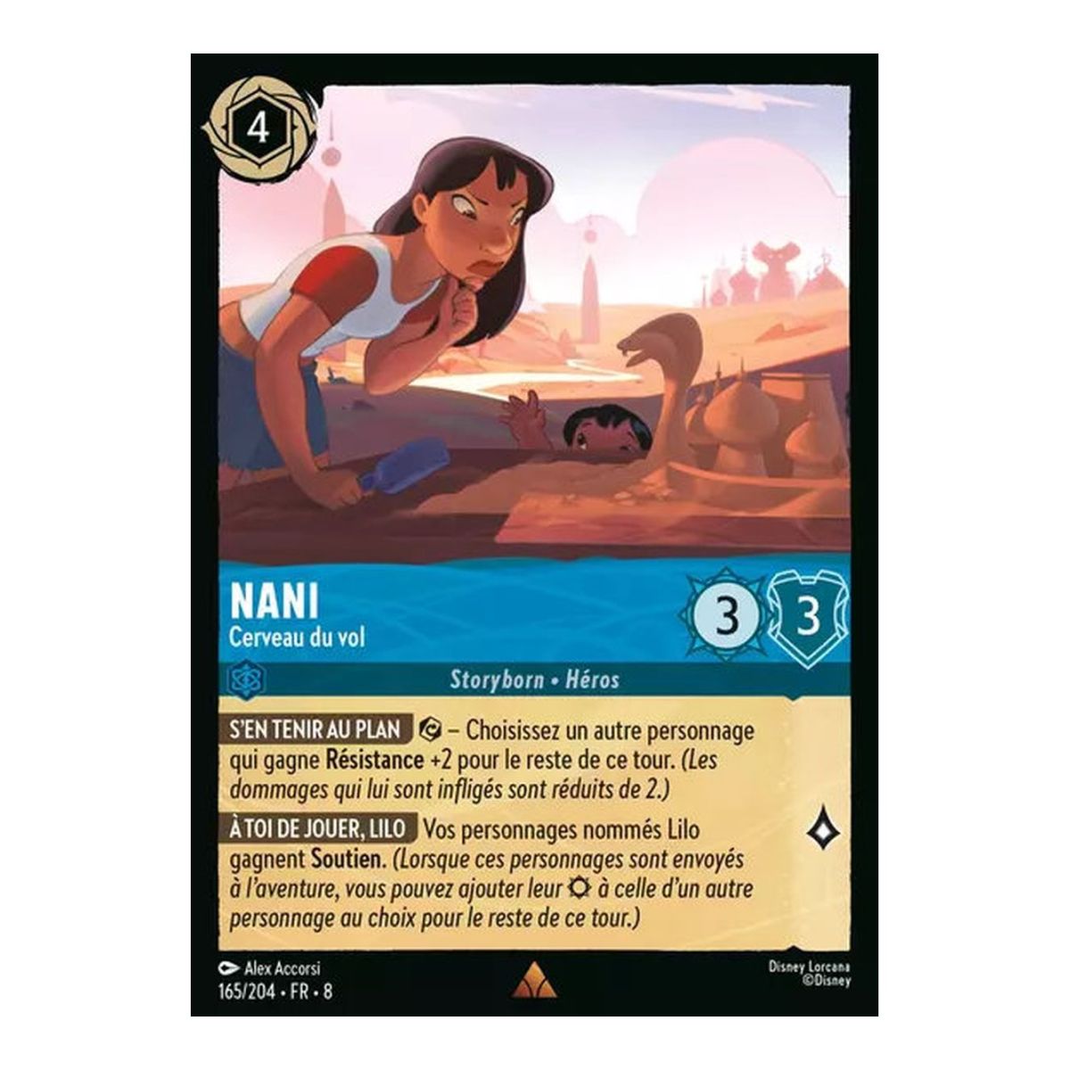 Nani, Gehirn des Fluges – 165/204 – ROJ – Die Herrschaft Jafars – Selten – Französisch