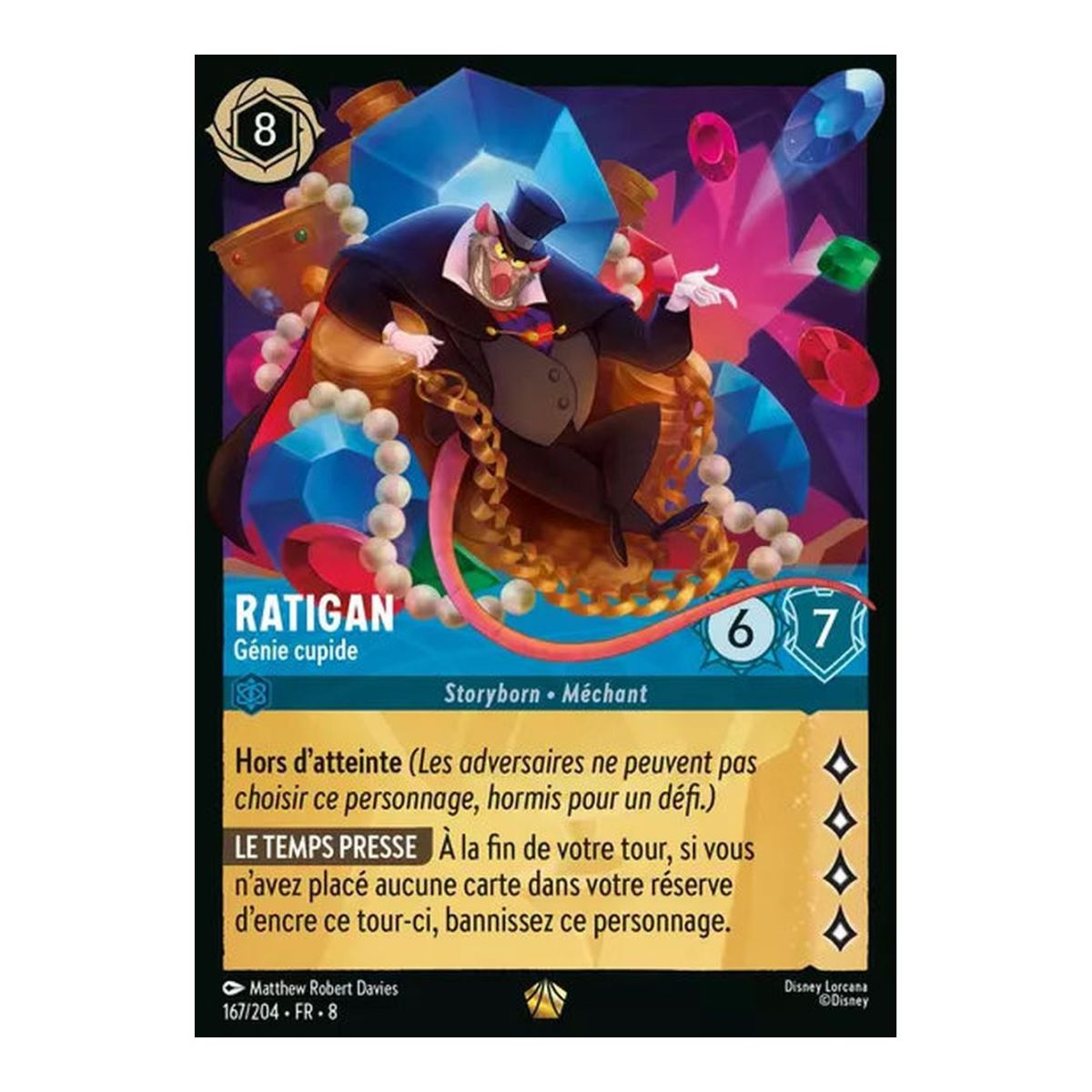 Ratigan, das gierige Genie – 167/204 – ROJ – Die Herrschaft des Dschafar – Brillant – Premium – Französisch