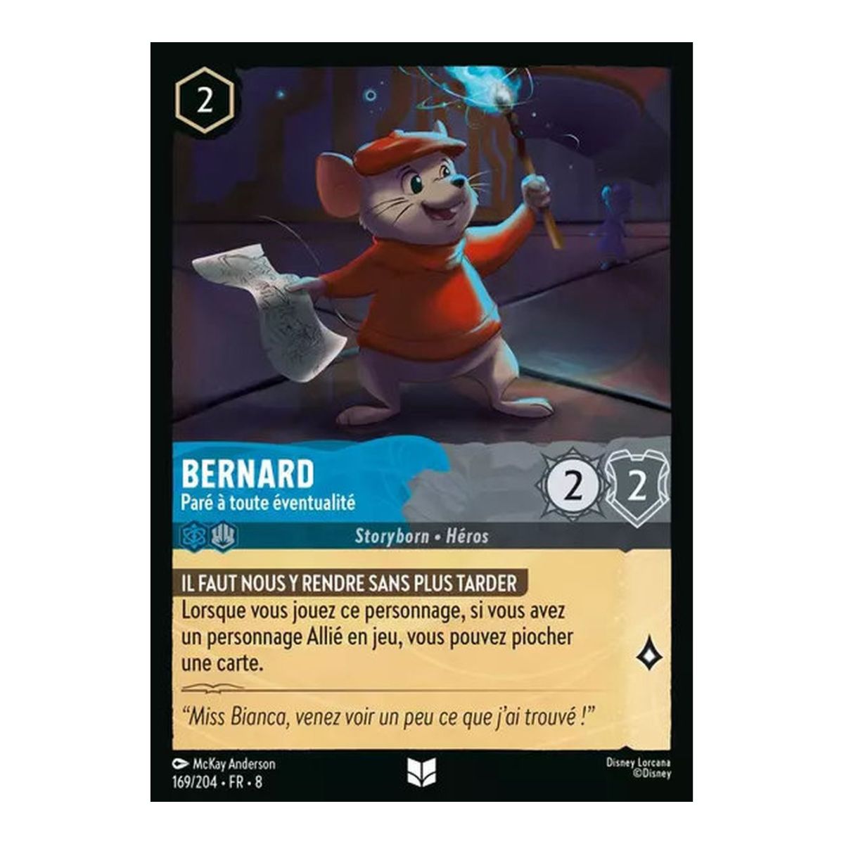 Bernard, Für alle Fälle gerüstet – 169/204 – ROJ – Die Herrschaft Jafars – Selten – Französisch