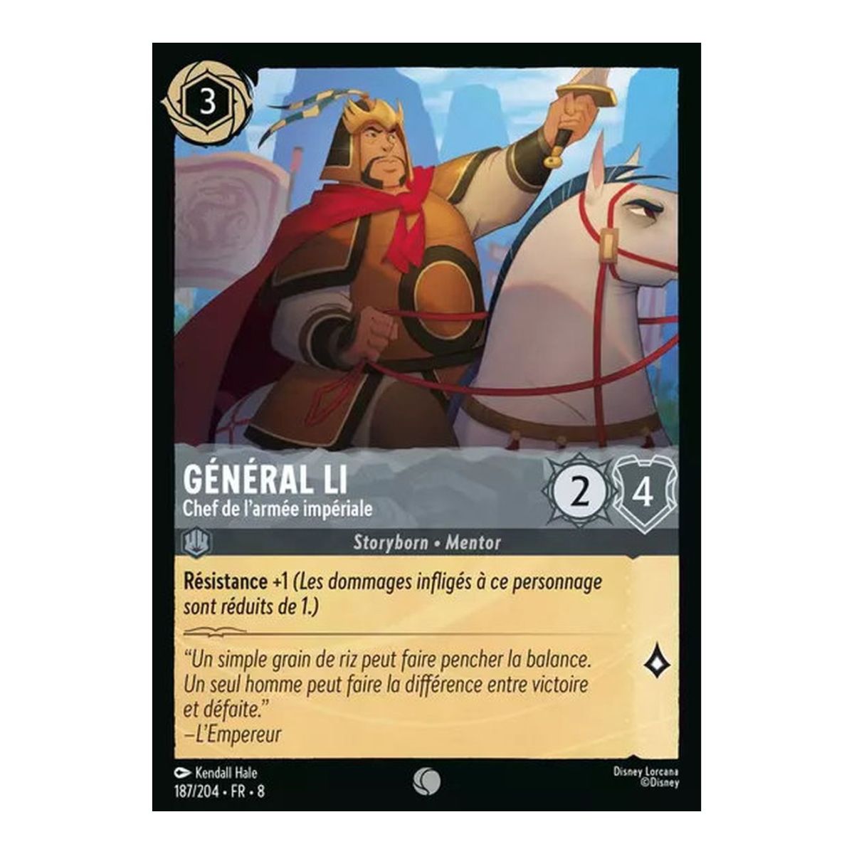 General Li, Oberbefehlshaber der Kaiserlichen Armee – 187/204 – ROJ – Die Herrschaft Jafars – Brillant – Premium – Französisch