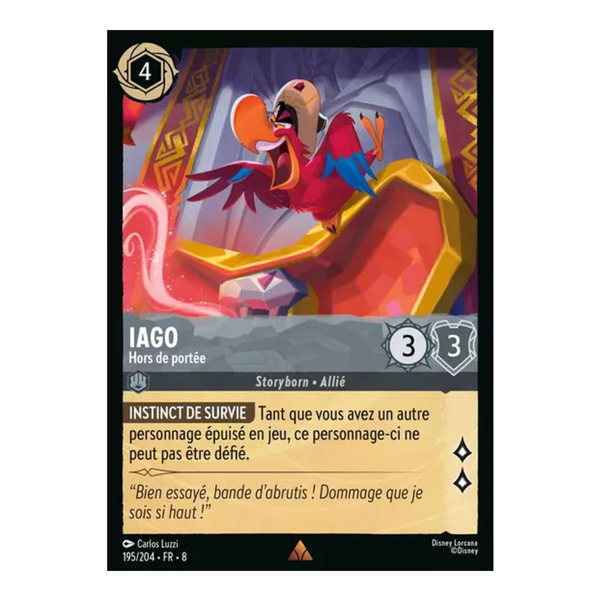 Iago, Unerreichbar - 195/204 - ROJ - Die Herrschaft Jafars - Selten - Französisch