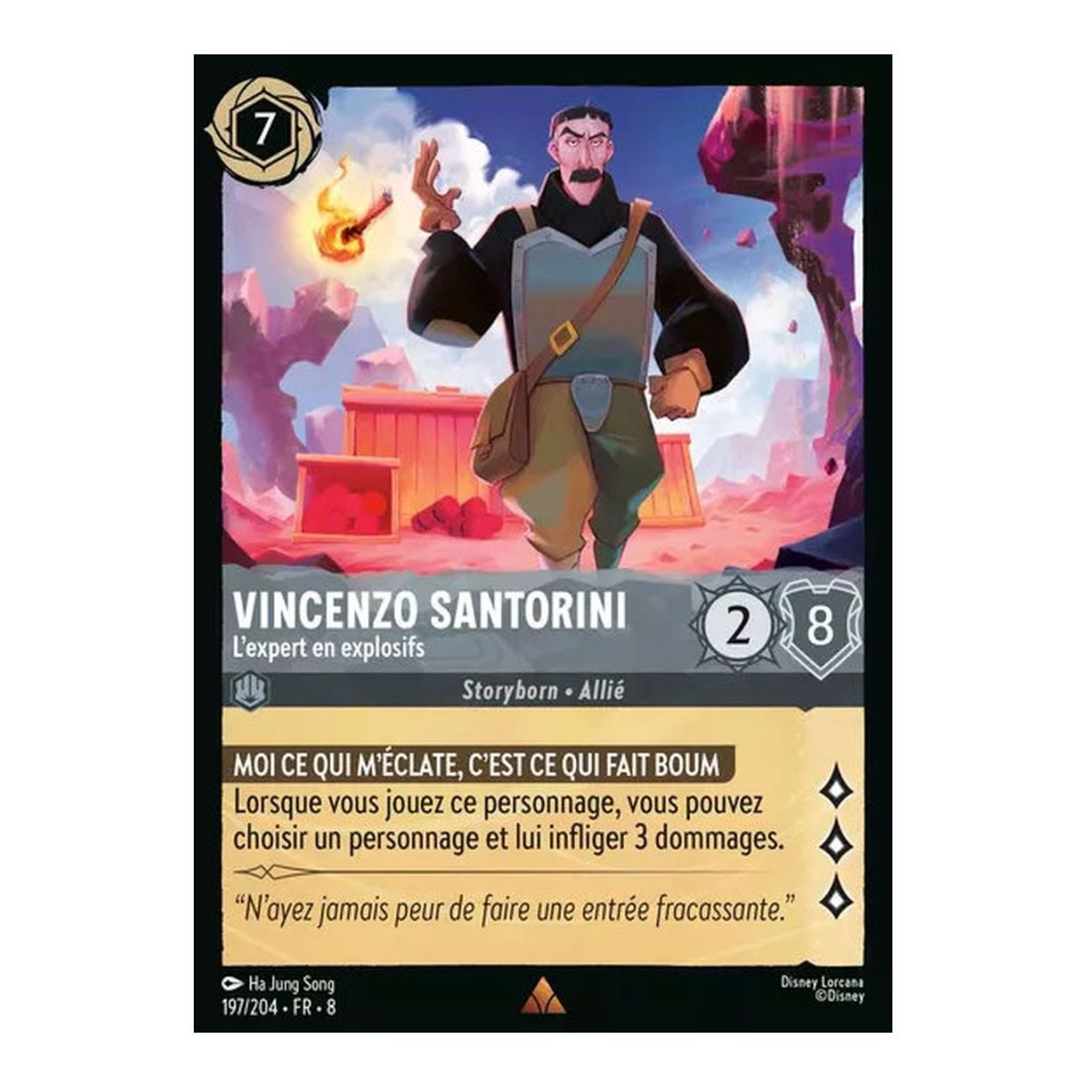 Vincenzo Santorini, der Sprengstoffexperte – 197/204 – ROJ – Die Herrschaft Jafars – Selten – Französisch