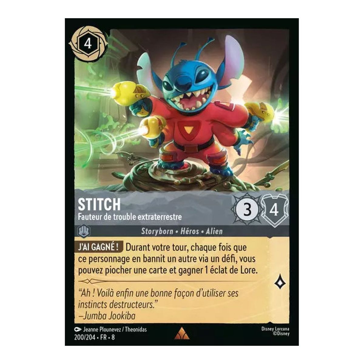 Stitch, der außerirdische Unruhestifter – 200/204 – ROJ – Die Herrschaft des Dschafar – Brillant – Premium – Französisch