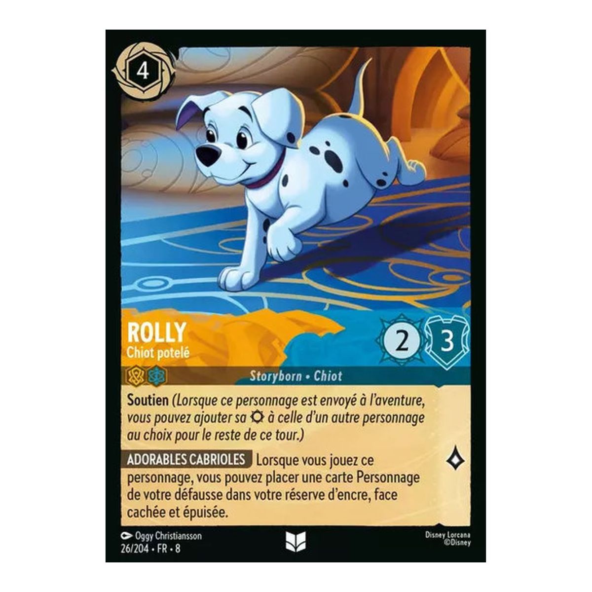 Rolly, der pummelige Welpe – 26/204 – ROJ – Die Herrschaft des Dschafar – Selten – Französisch