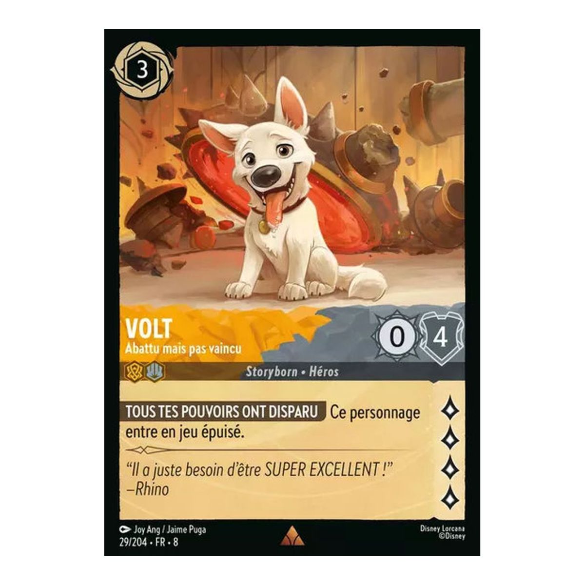 Volt, am Boden, aber nicht besiegt – 29/204 – ROJ – Die Herrschaft Jafars – Brillant – Premium – Französisch