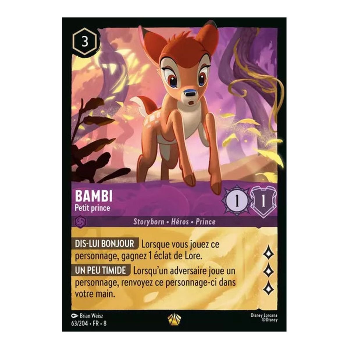 Bambi, Der kleine Prinz – 63/204 – ROJ – Die Herrschaft des Dschafar – Glänzend – Premium – Französisch