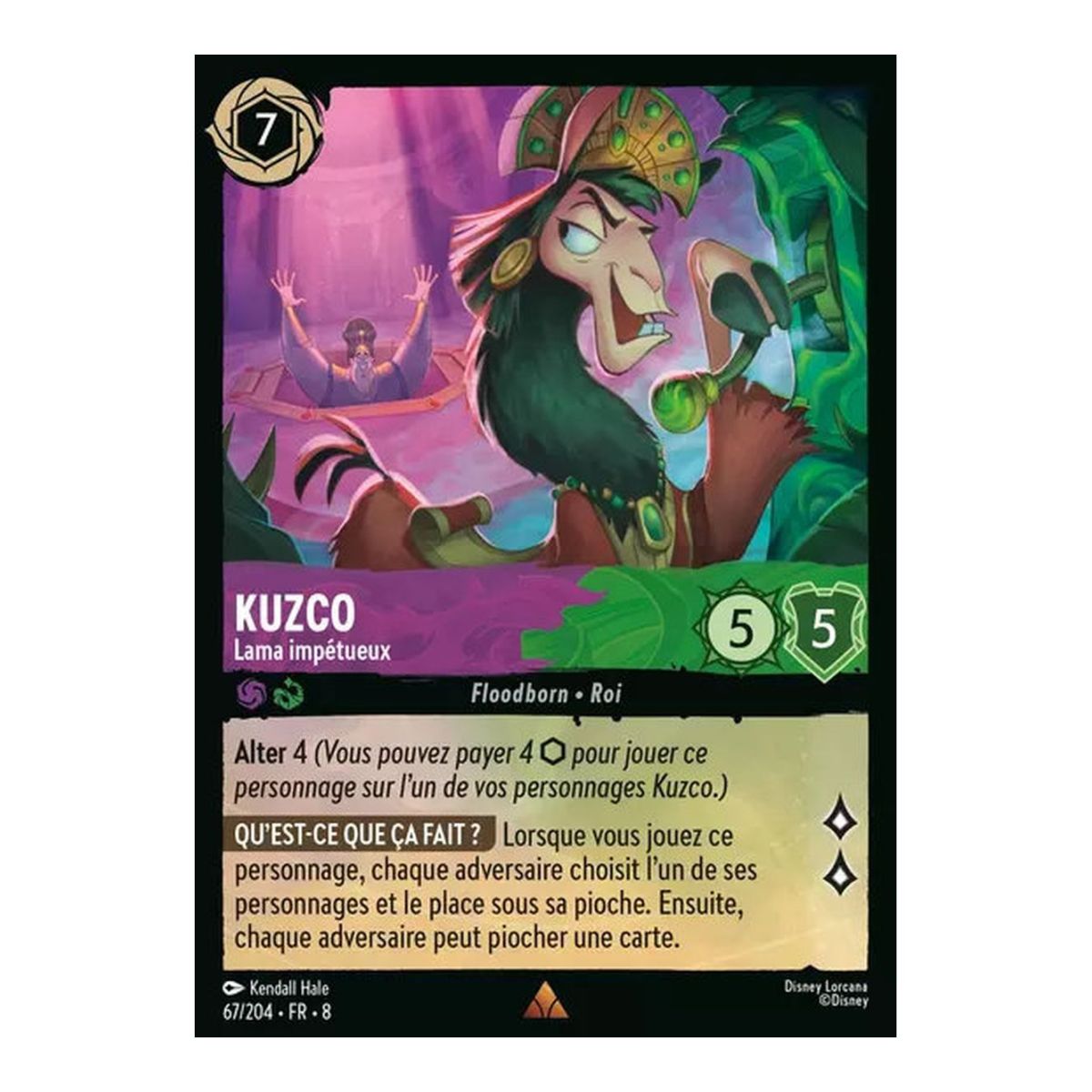 Kuzco, das ungestüme Lama – 67/204 – ROJ – Herrschaft Jafars – Selten – Französisch