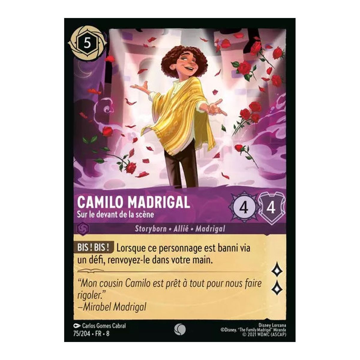 Camilo Madrigal, On Stage – 75/204 – ROJ – Die Herrschaft des Dschafar – Brillant – Premium – Französisch