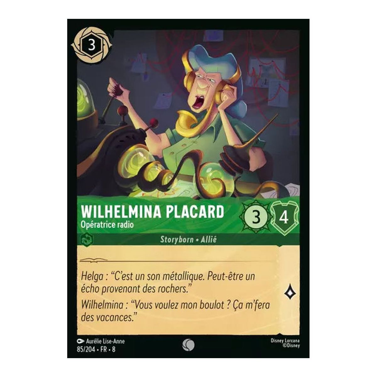 Wilhelmina Placard, die Funkerin – 85/204 – ROJ – Die Herrschaft Jafars – Kommune – Französisch