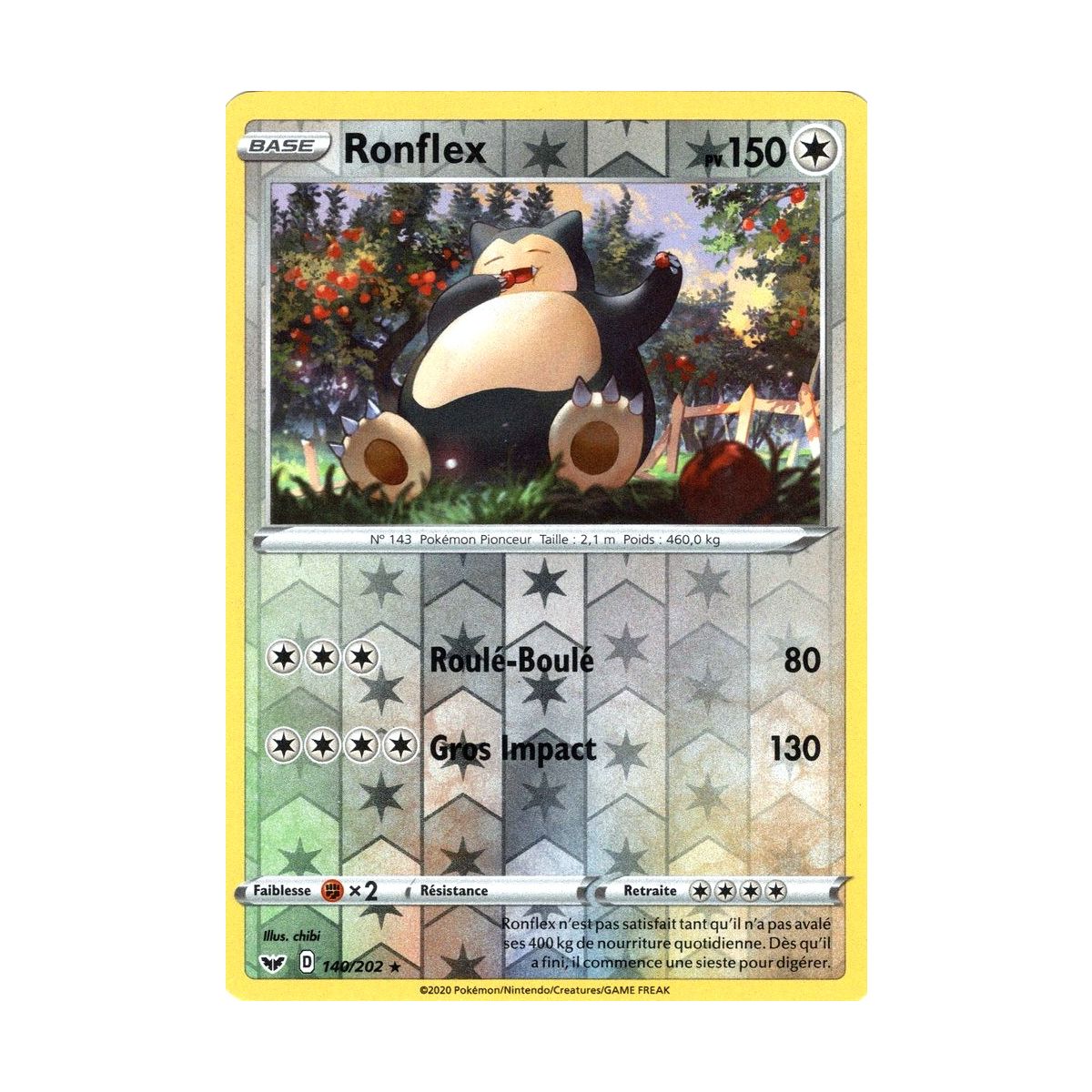 Snorlax – Reverse 140/202_R – Schwert und Schild 1