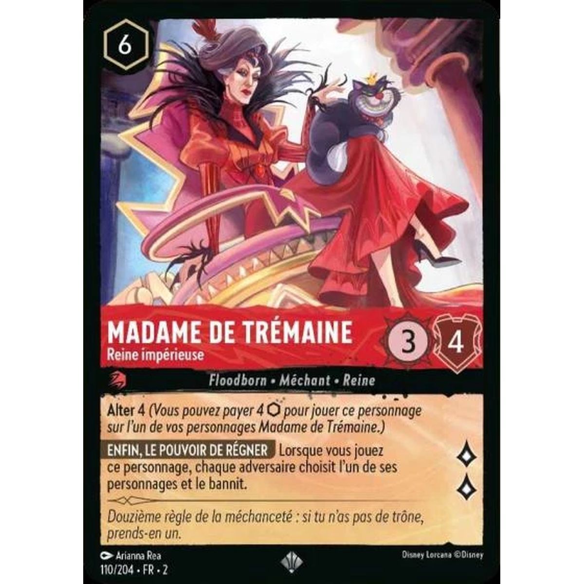 Madame de Trémaine, Imperious Queen – 110/204 – ROTF – The Rise of the Floodborn – Super Rare – Französisch