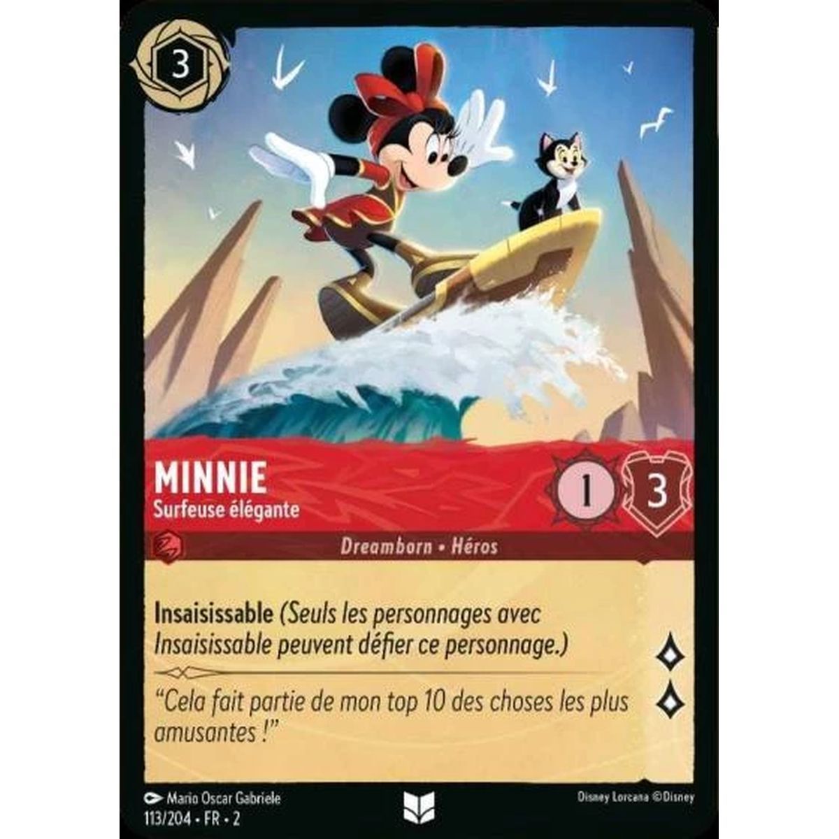 Minnie, Elegant Surfer – 113/204 – ROTF – Rise of the Floodborn – Ungewöhnlich – Französisch