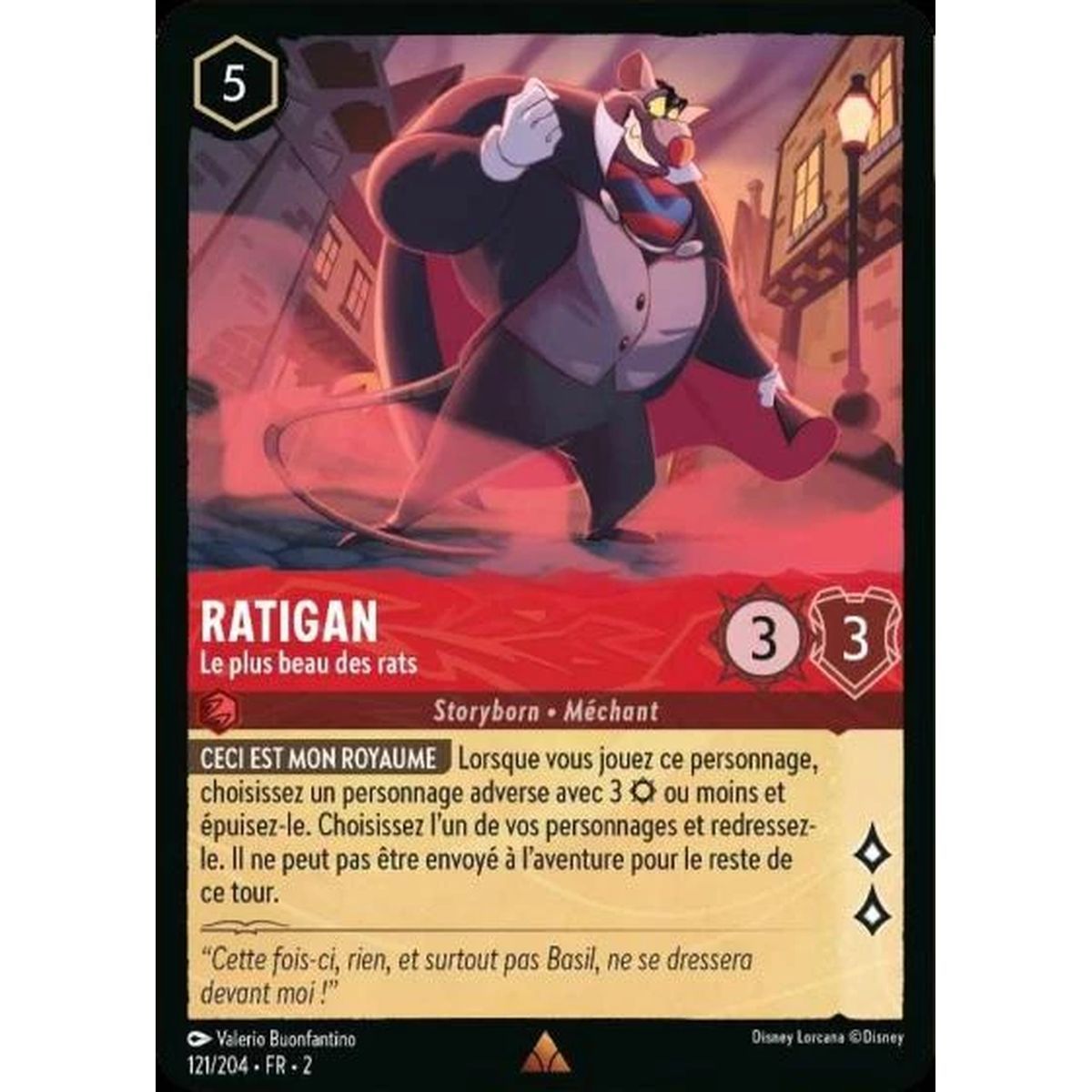 Ratigan, die schönste Ratte – 121/204 – ROTF – Rise of the Floodborn – Brillant – Premium – Französisch