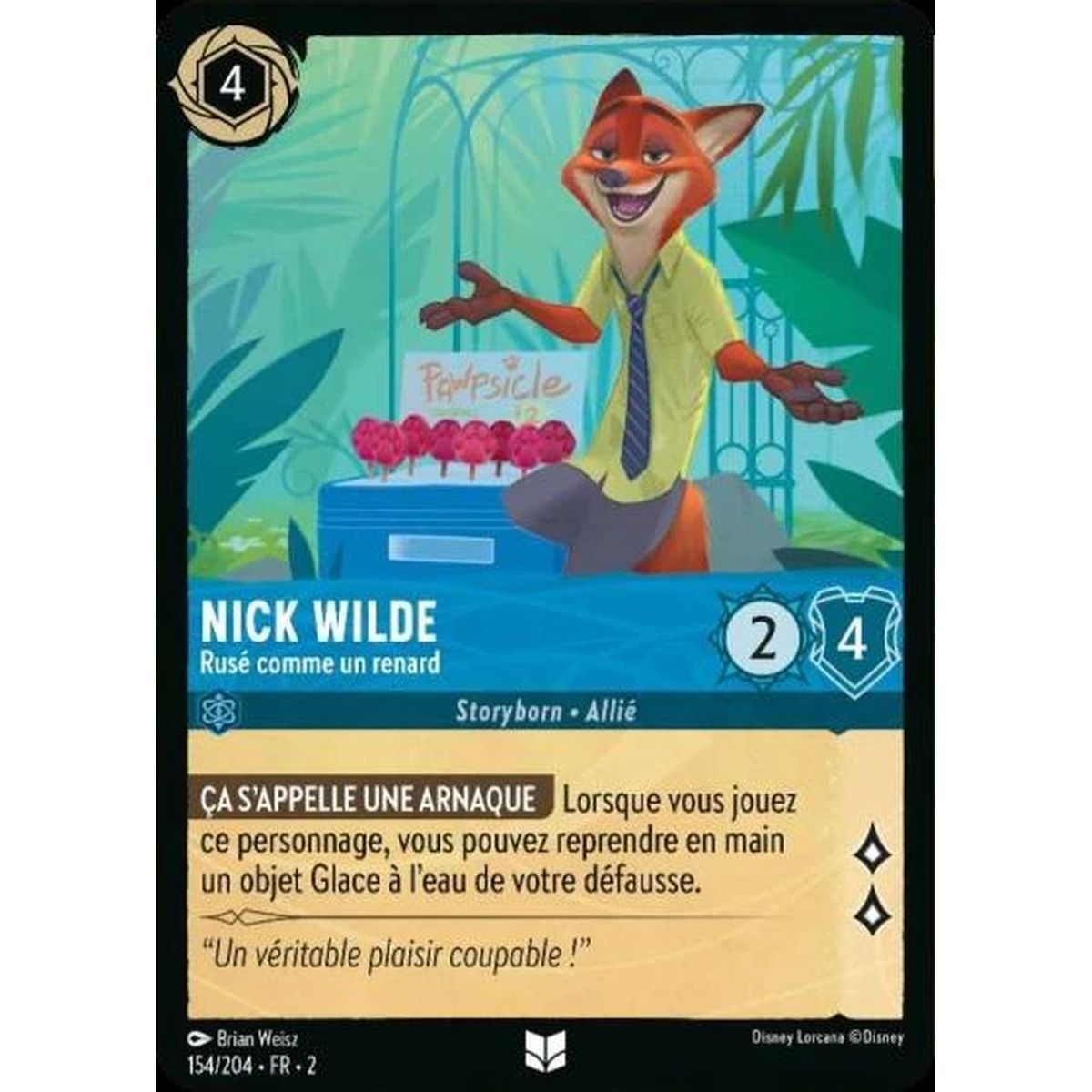 Item Nick Wilde, Cunning as a Fox – 154/204 – ROTF – The Rise of the Floodborn – Uncommon – Französisch