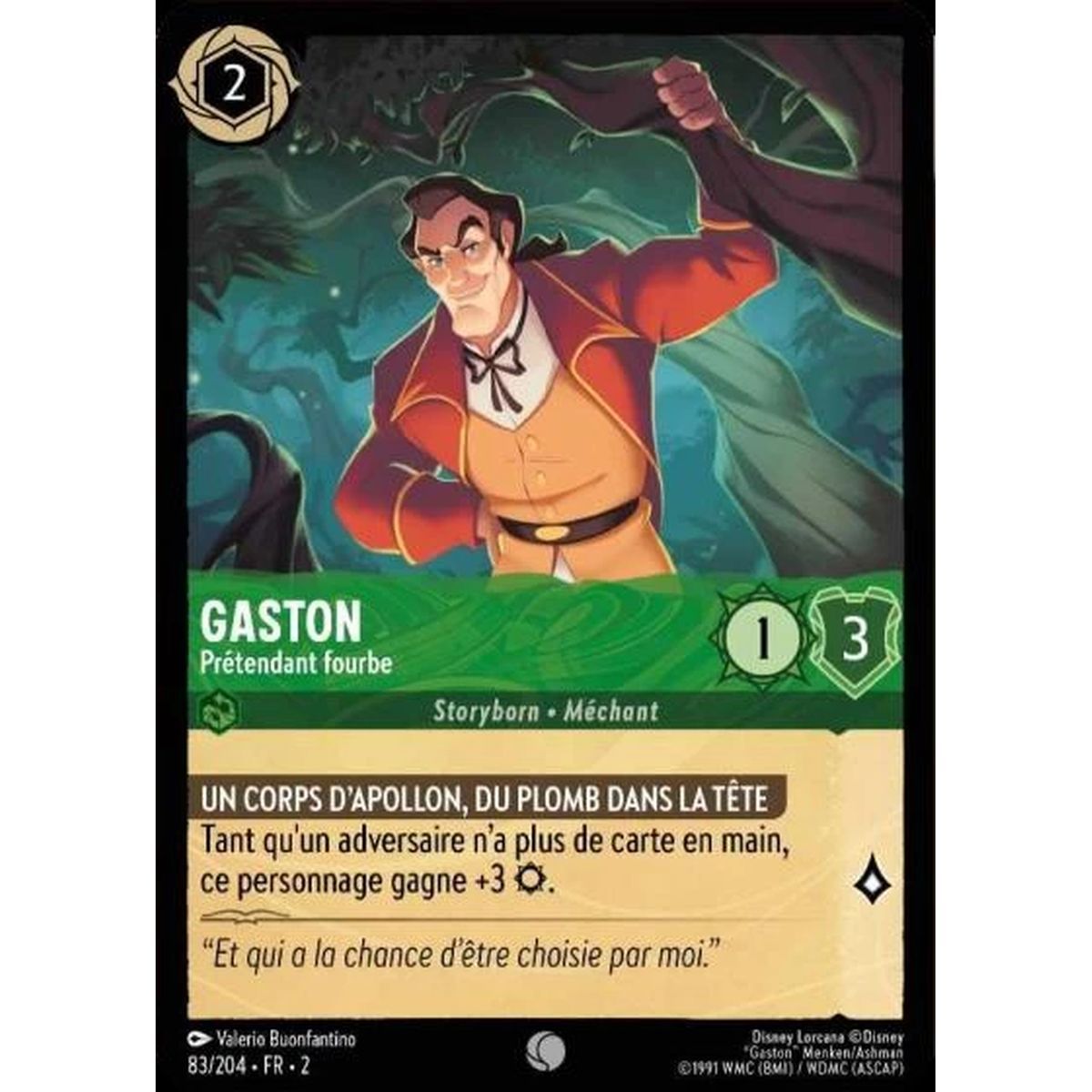 Gaston, Deceitful Pretender – 83/204 – ROTF – Rise of the Floodborn – Brillant – Premium – Französisch