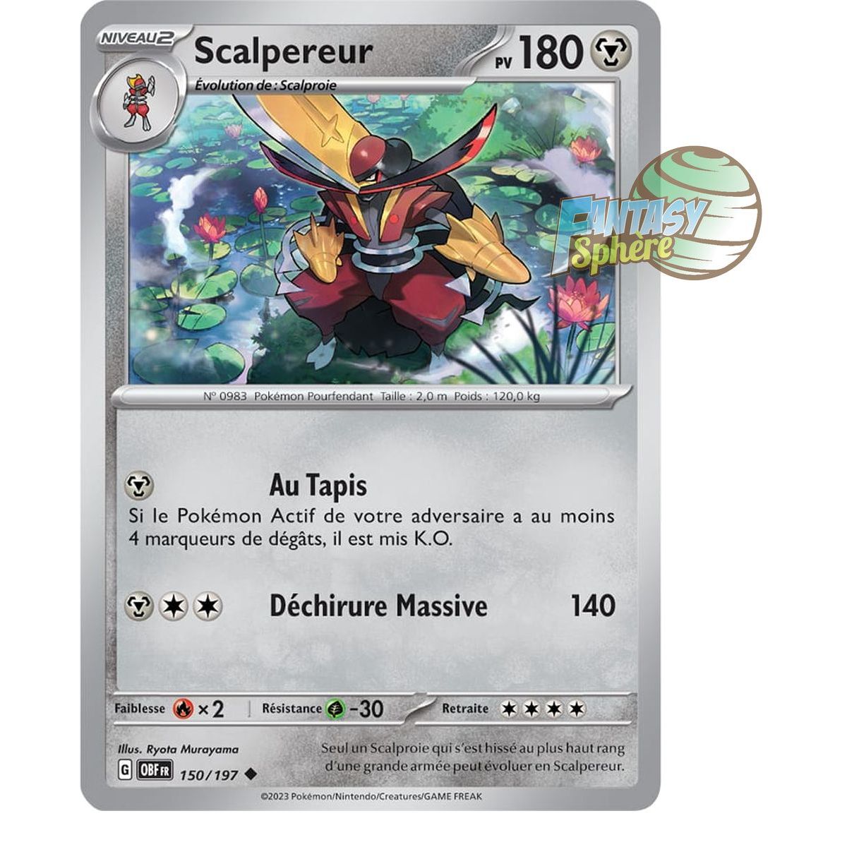 Scalper – Ungewöhnlich 150/197 – Scharlachrote und violette Obsidianflammen