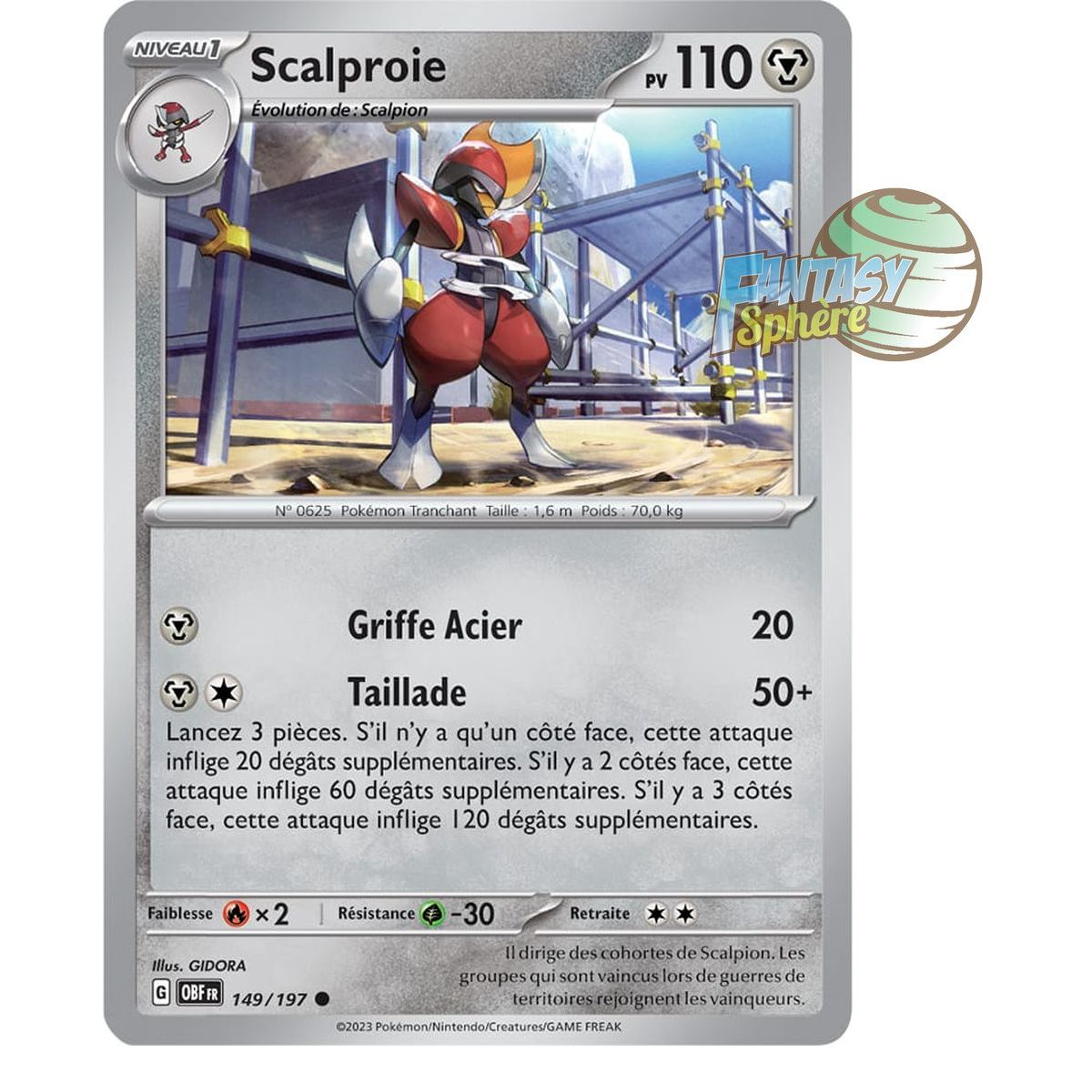 Scalproie - Commune 149/197 - Ecarlate et Violet Flammes Obsidiennes