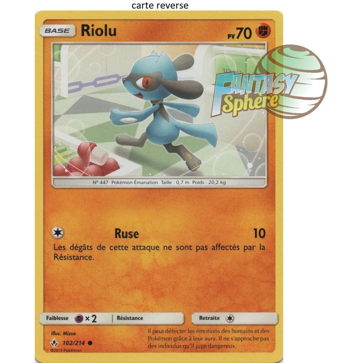 Riolu – Reverse 102/214 – Sonne und Mond 10 Unfehlbare Allianz