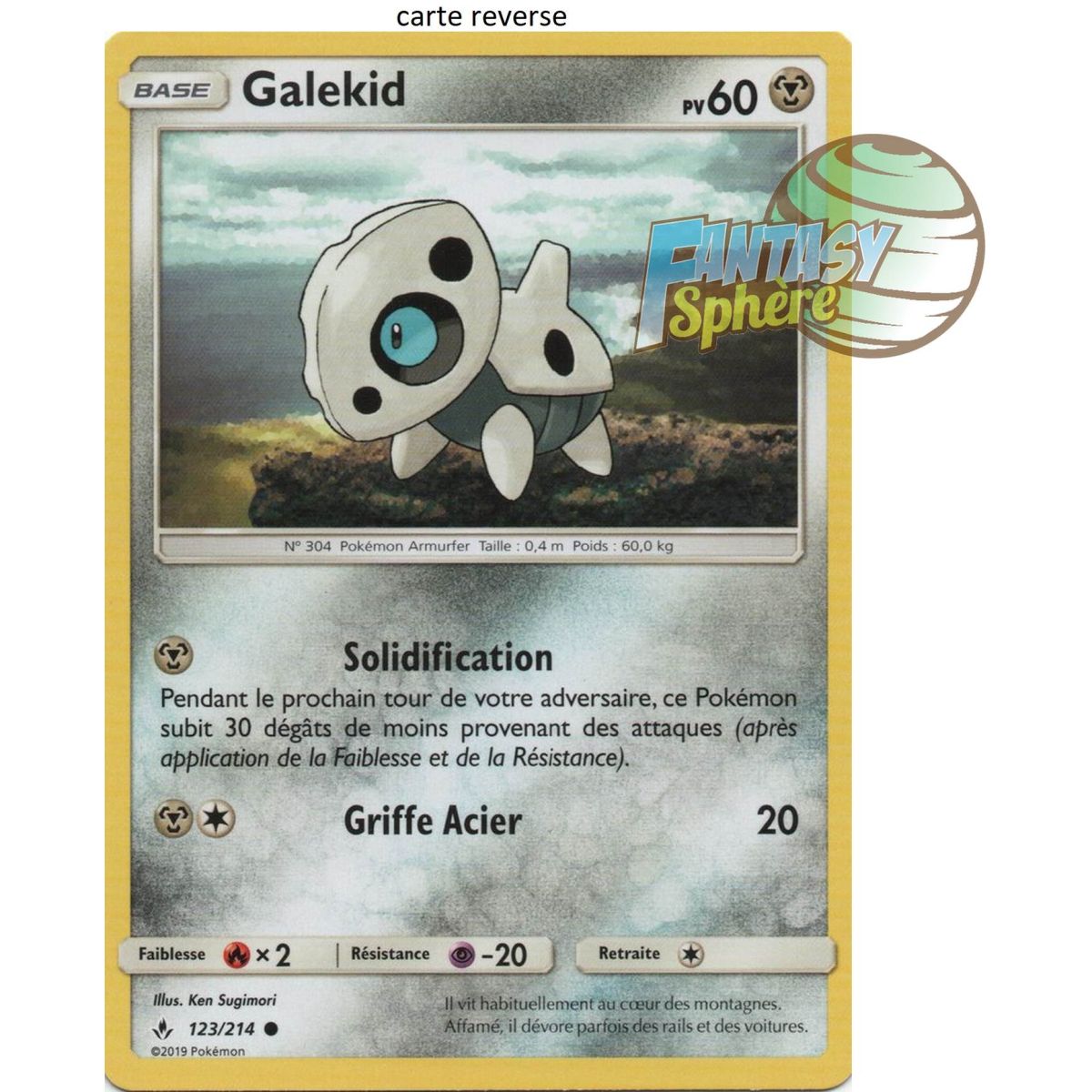 Galekid – Rückseite 123/214 – Sonne und Mond 10 Unfehlbare Allianz