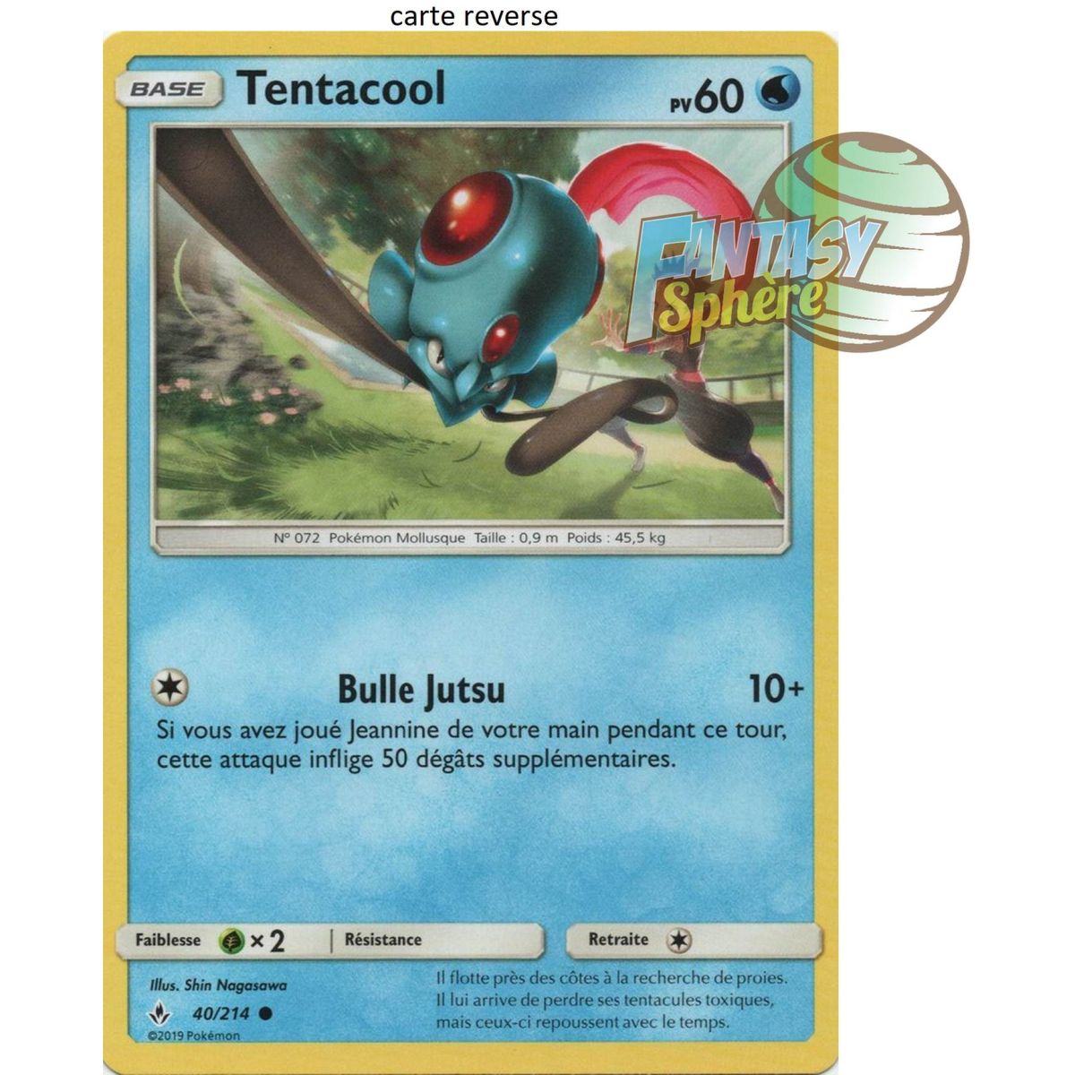 Tentacool – Reverse 40/214 – Sonne und Mond 10 Unfehlbare Allianz