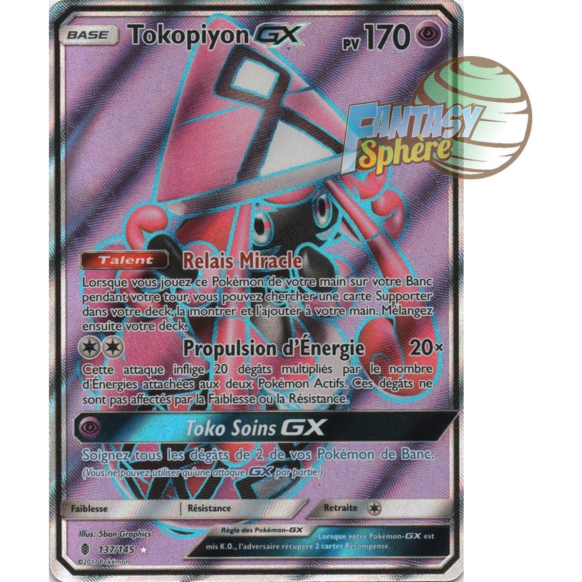 Tokopiyon GX – Full Art Ultra Rare 137/145 – Sonne und Mond 2 Aszendente Wächter