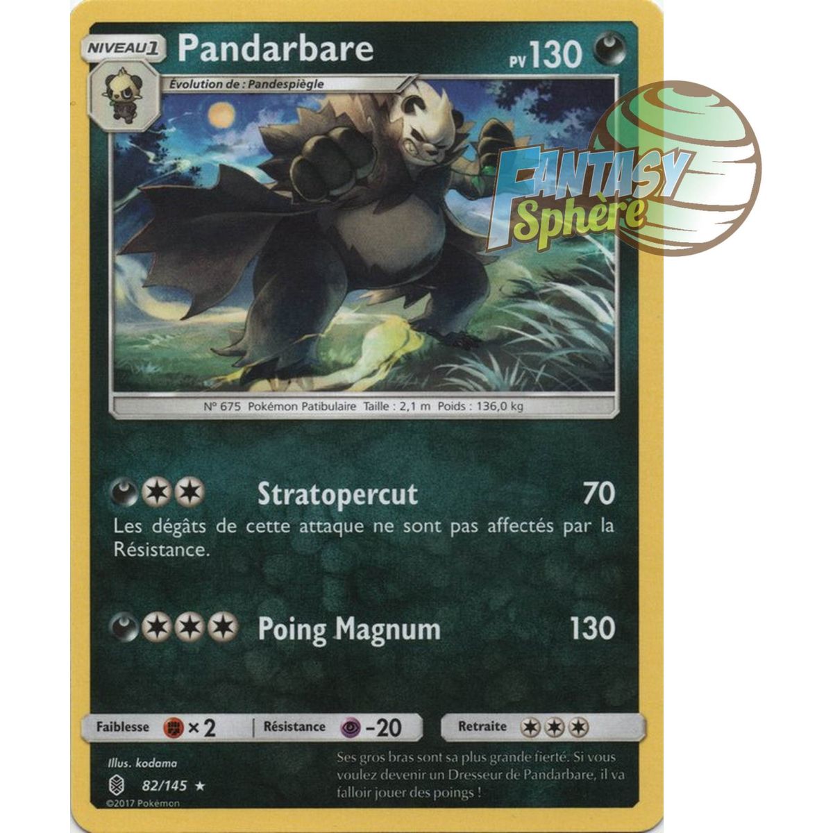 Pandarbare – Selten 82/145 – Sonne und Mond 2 Aszendente Wächter